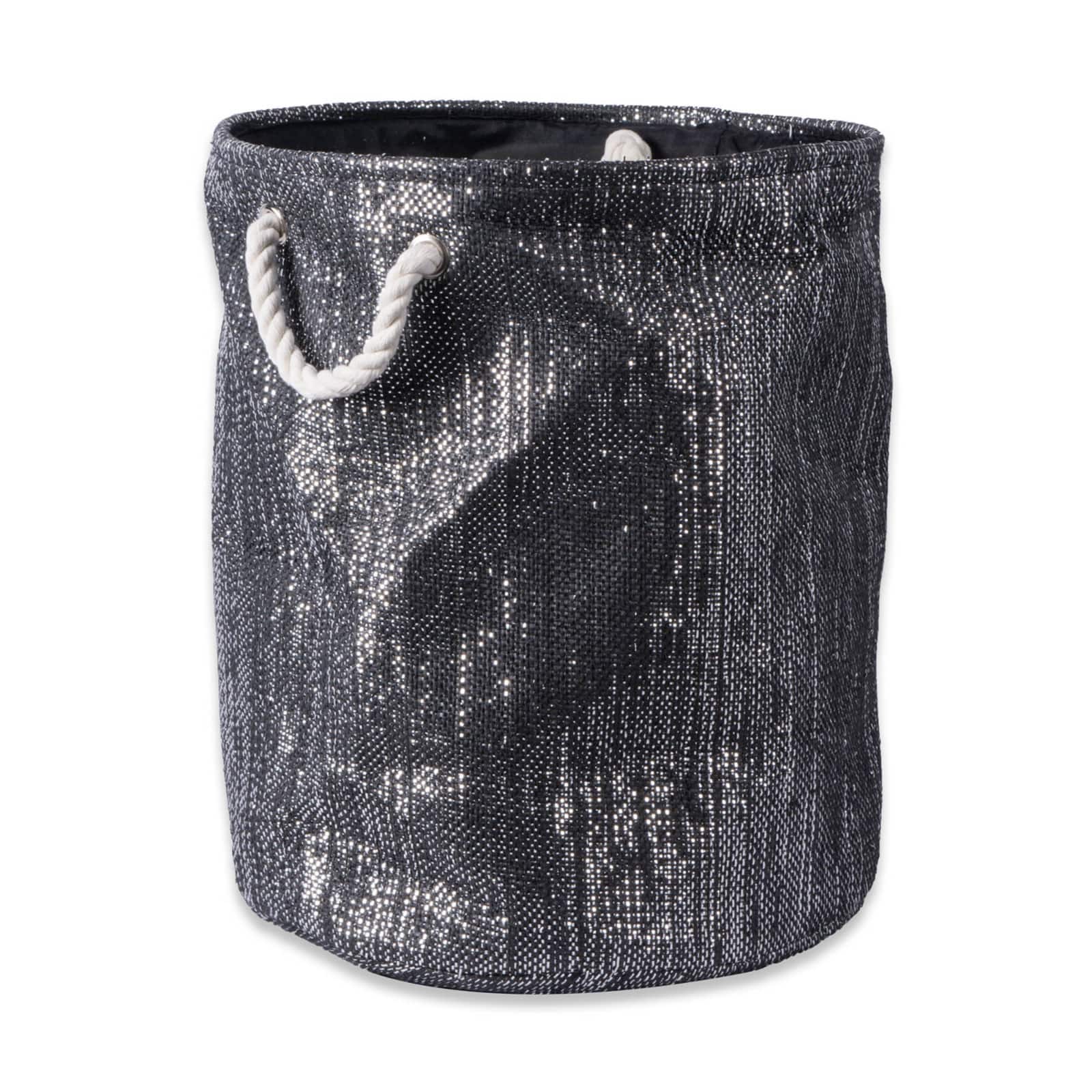 DII® 17" Woven Paper Lurex Storage Bin