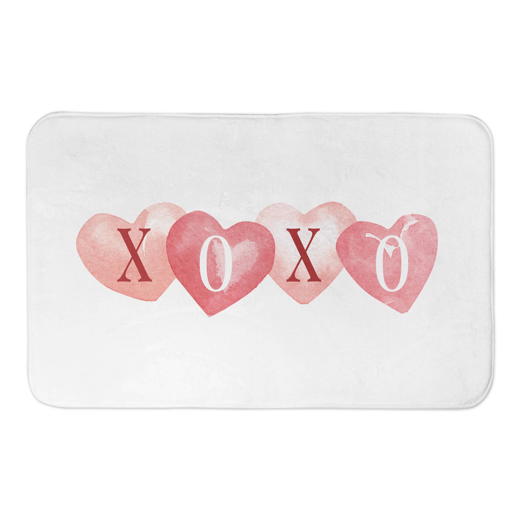 XOXO Hearts Bath Mat