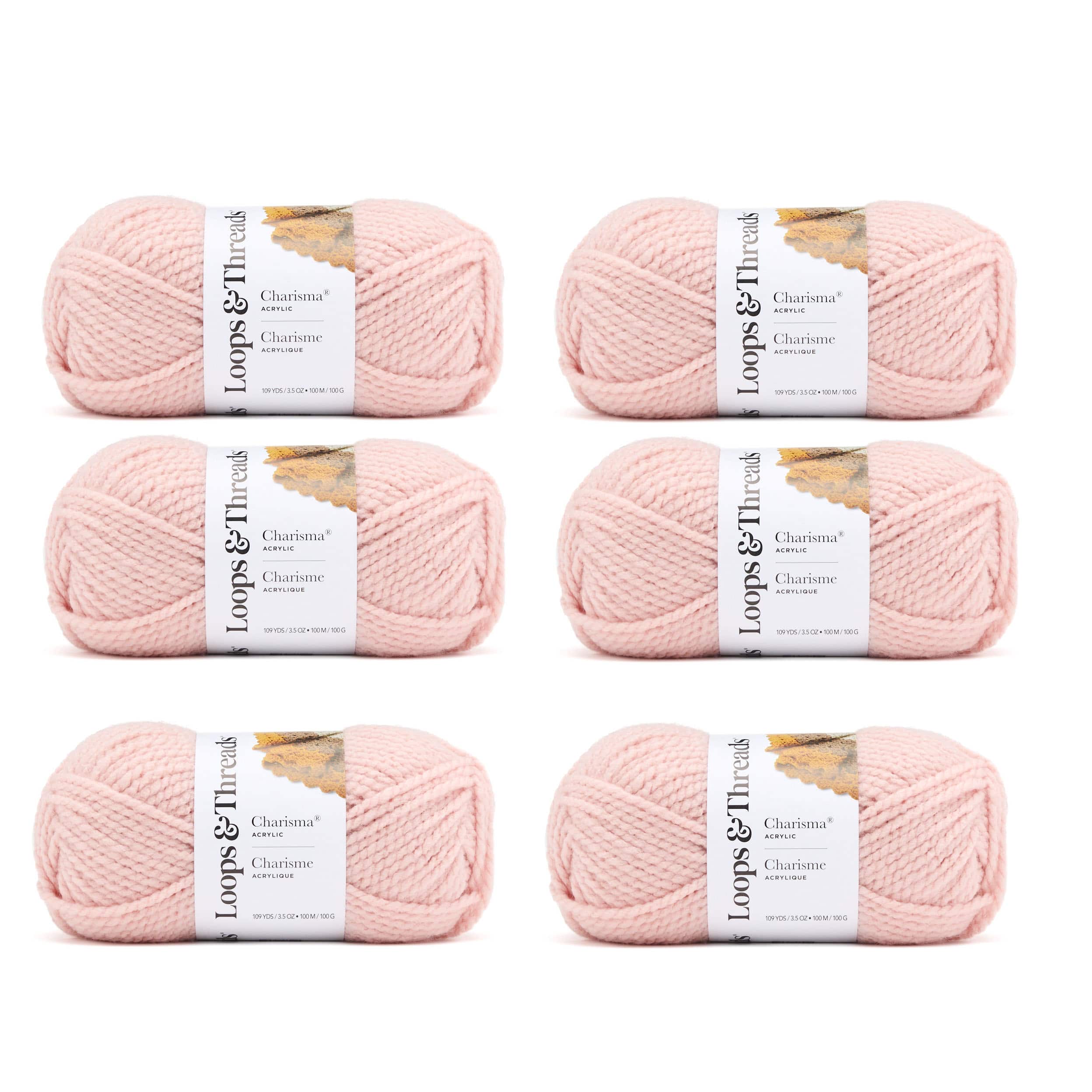 6 Pack: Charisma® Yarn by Loops & Threads®