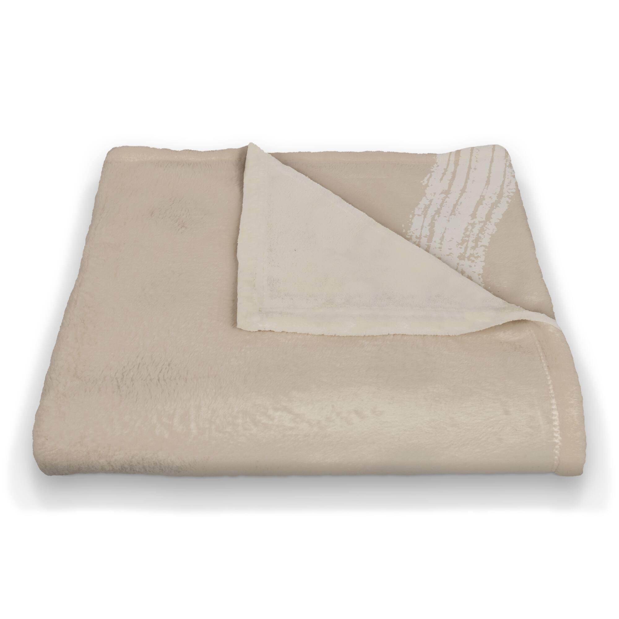 Neutral Zags Coral Fleece Blanket
