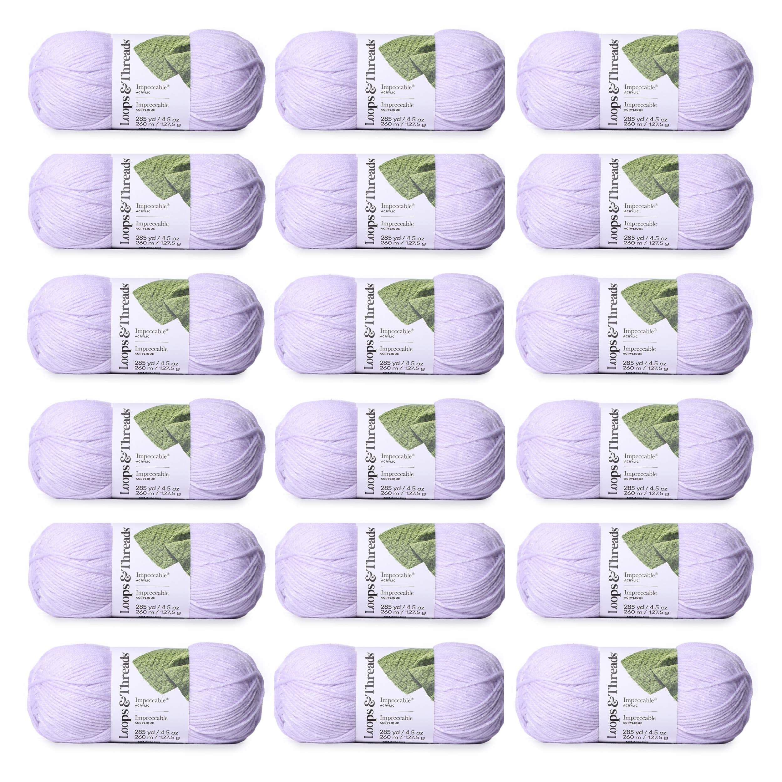 18 Pack: Impeccable® Solid Yarn by Loops & Threads®