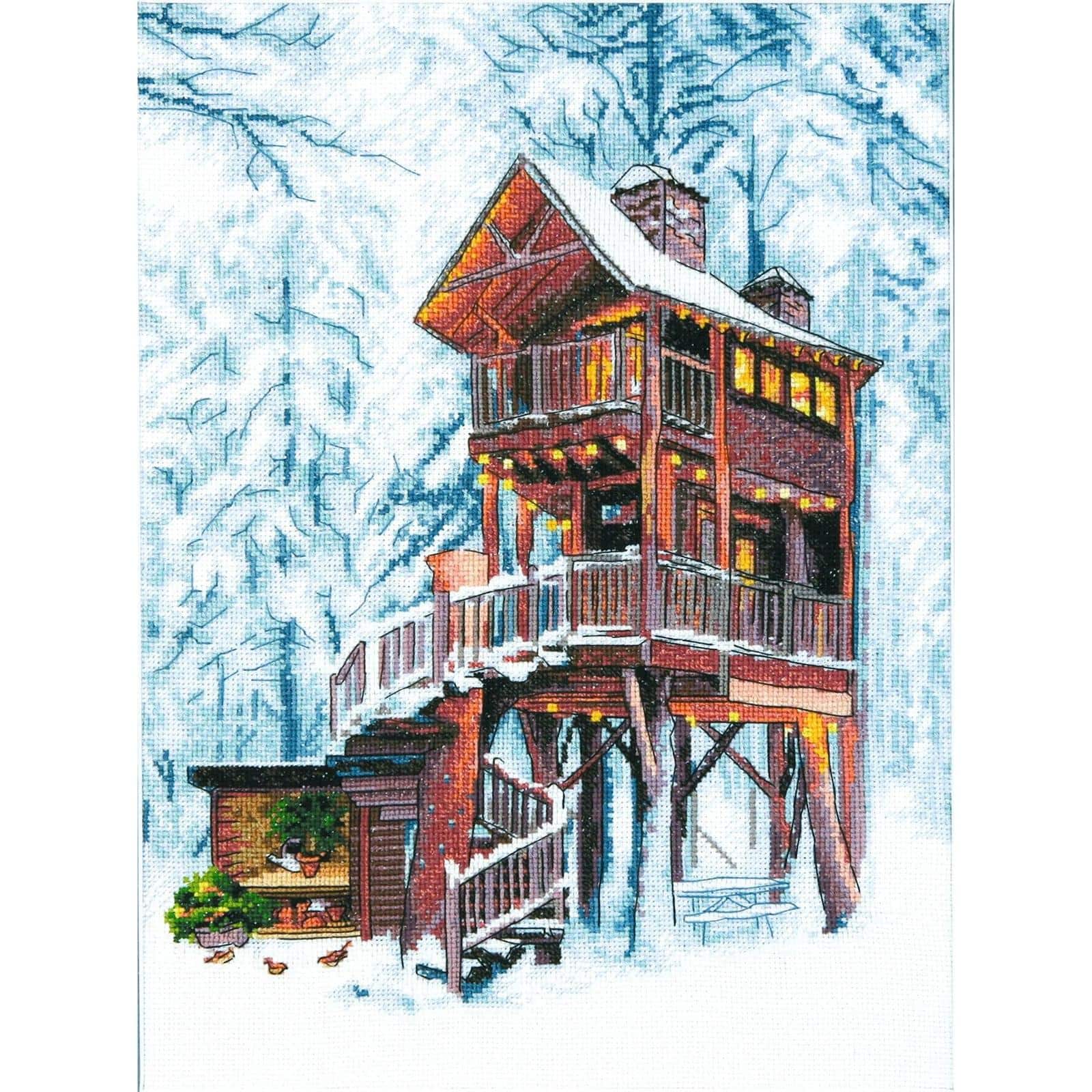Charivna Mit Dream House Counted Cross Stitch Kit