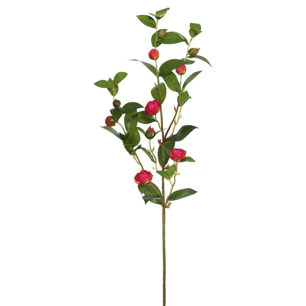 Red Tea Rose Spray