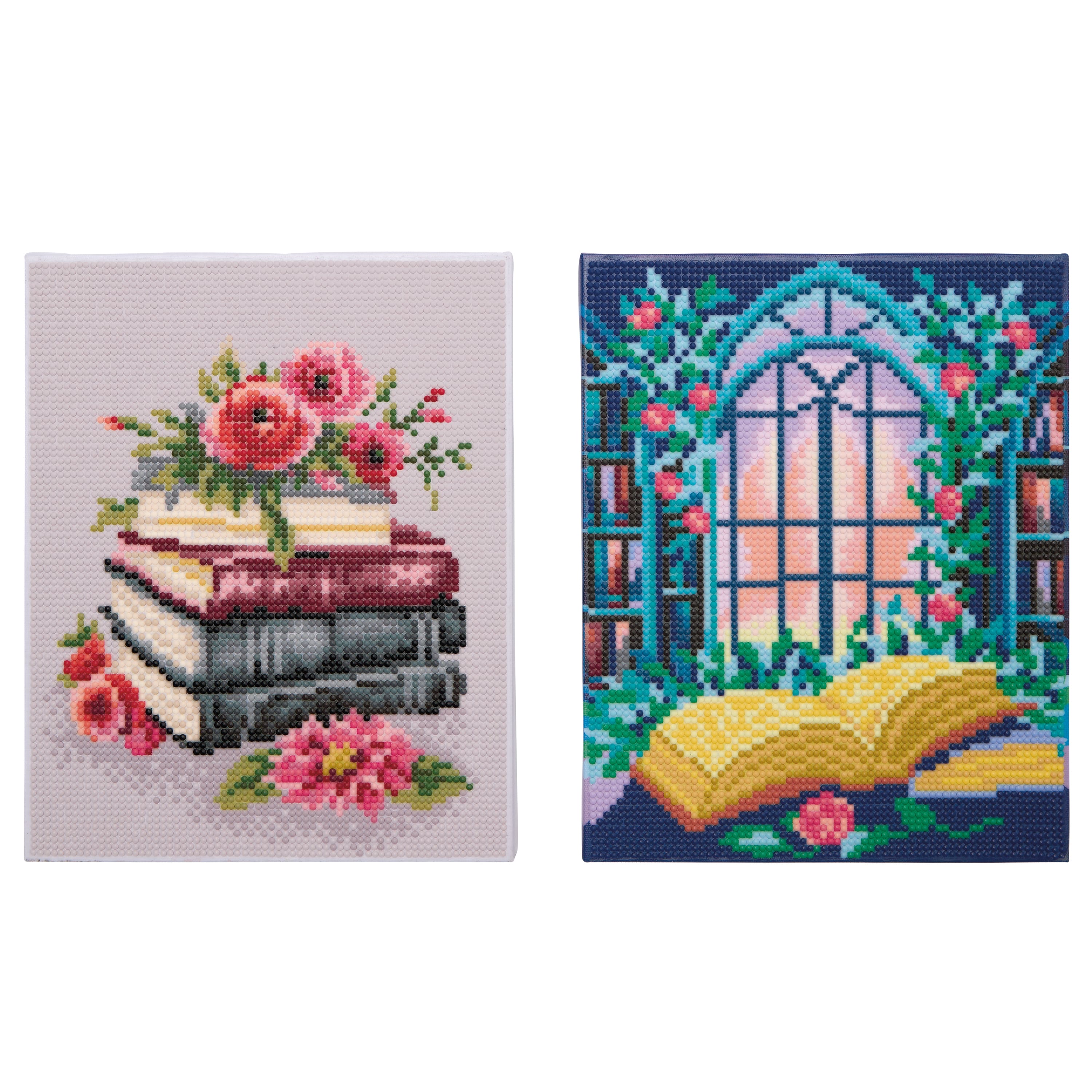 8" x 10" Books & Flowers Diamond Art Kit by Make Market®