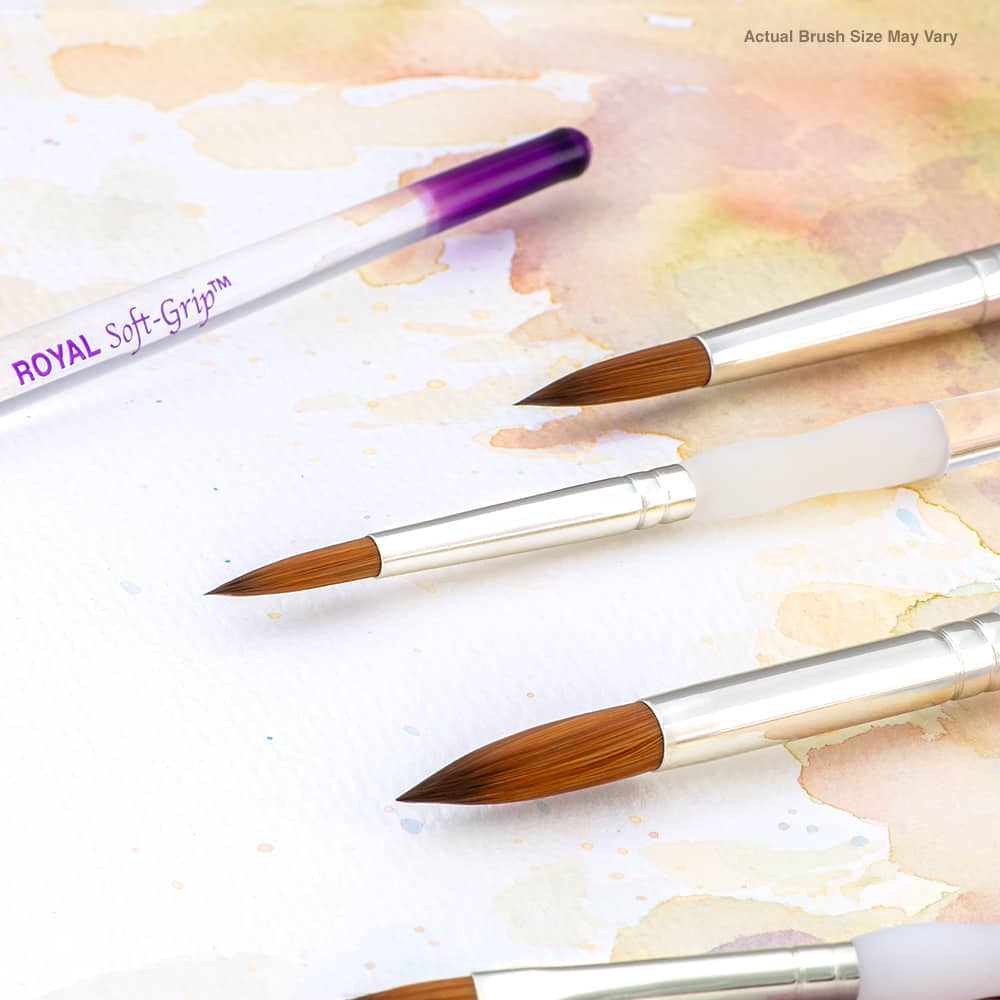 Royal & Langnickel® Soft-Grip™ Synthetic Sable Round Brush