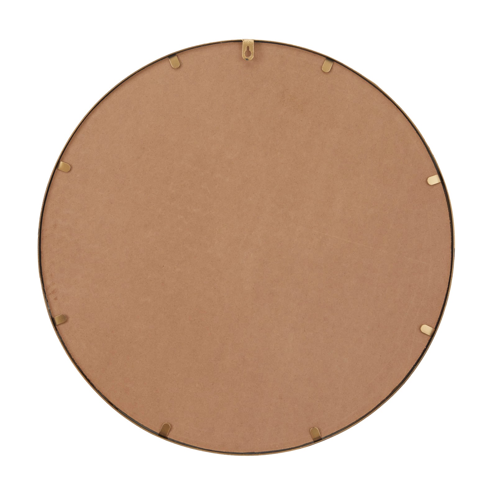 Gold Metal Glam Wall Mirror, Set of 24" x 24" x 3"
