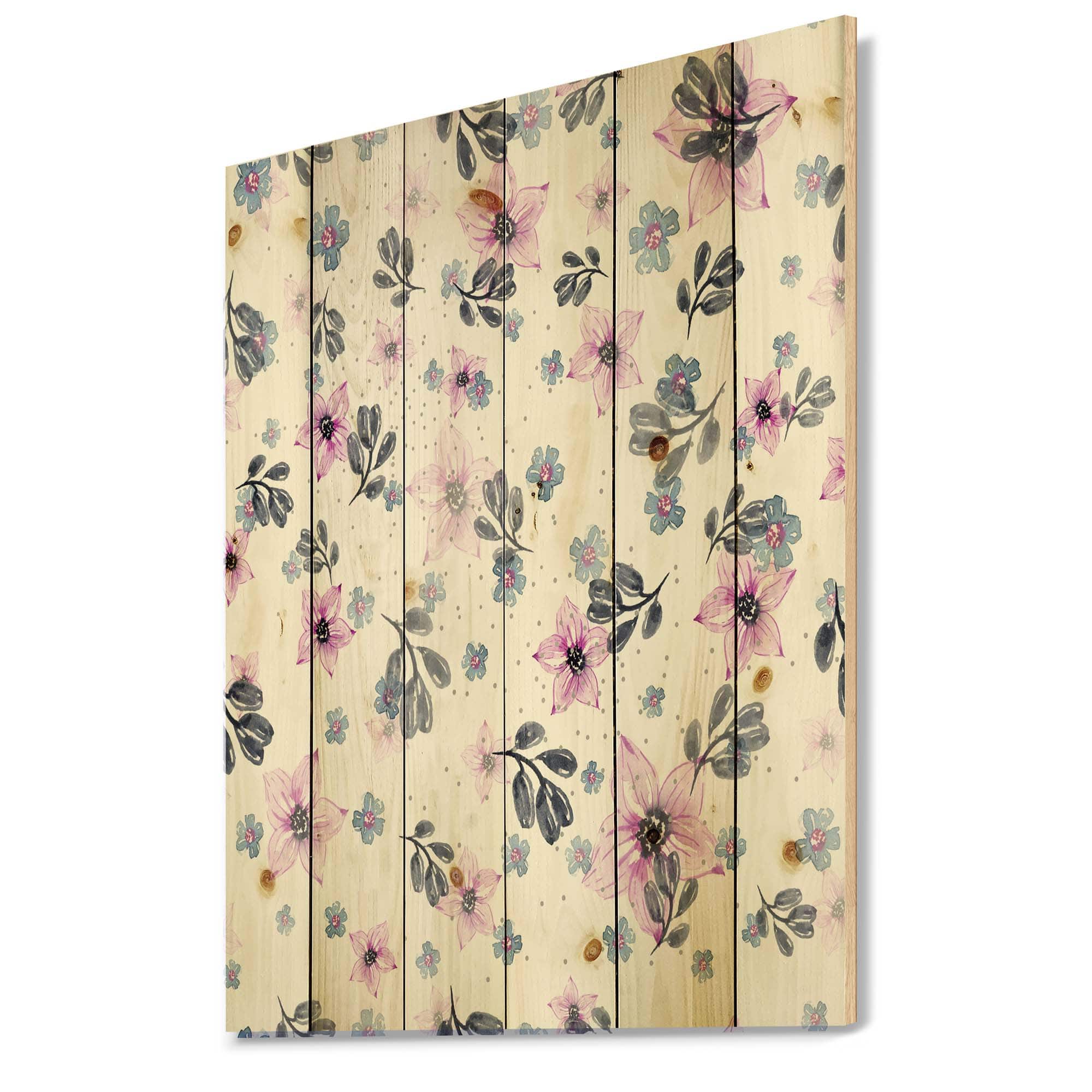 Designart - Pink Flowers and Petals