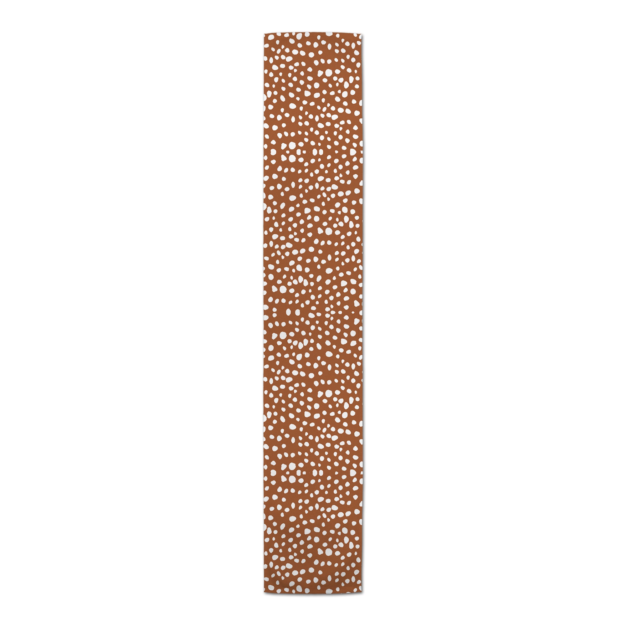 Terracotta Spots 16" x 90" Cotton Twill Runner