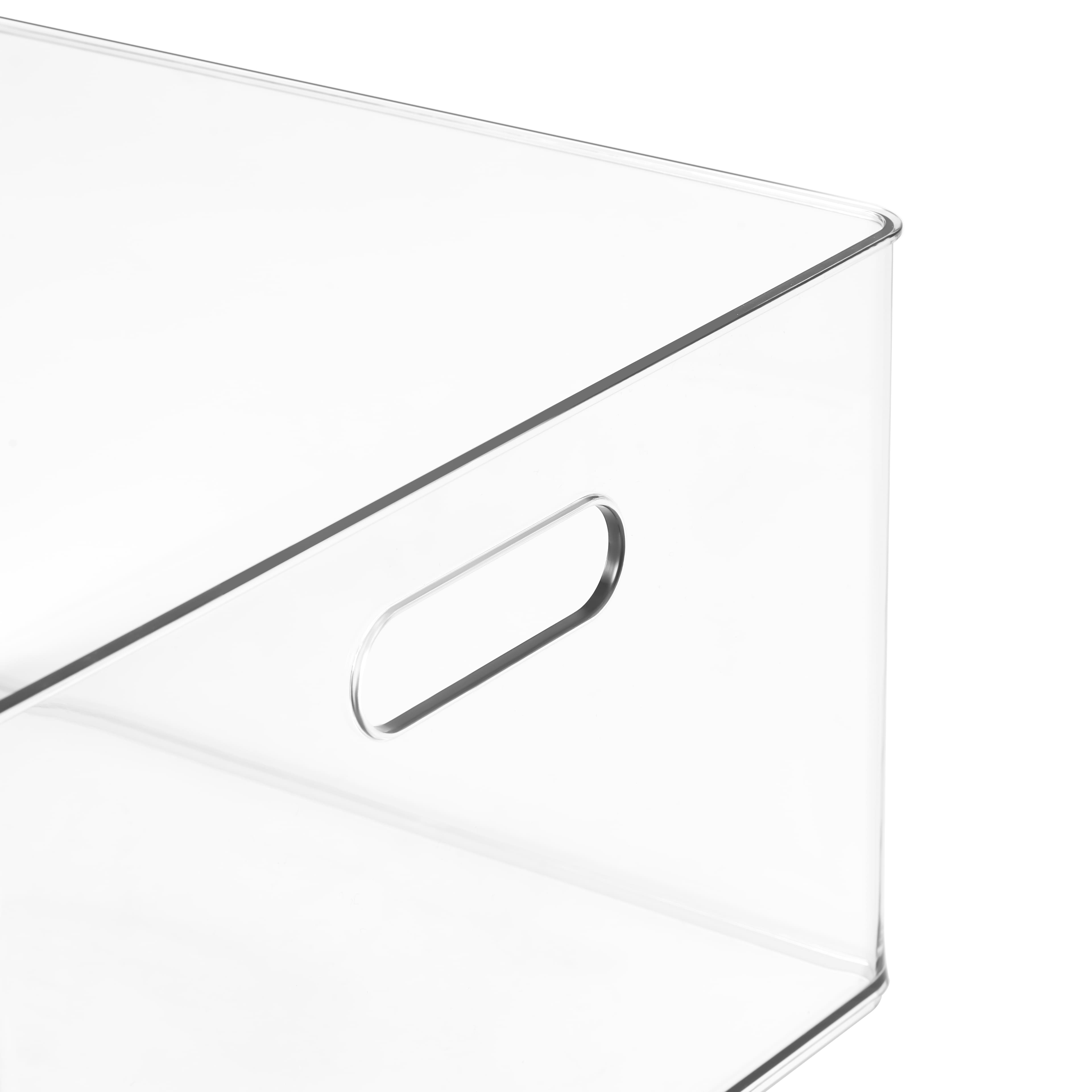 13" x 13" Clear Storage Bin with Handles by Simply Tidy™