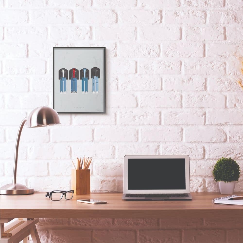 Stupell Industries Ramones Wall Art in Black Frame