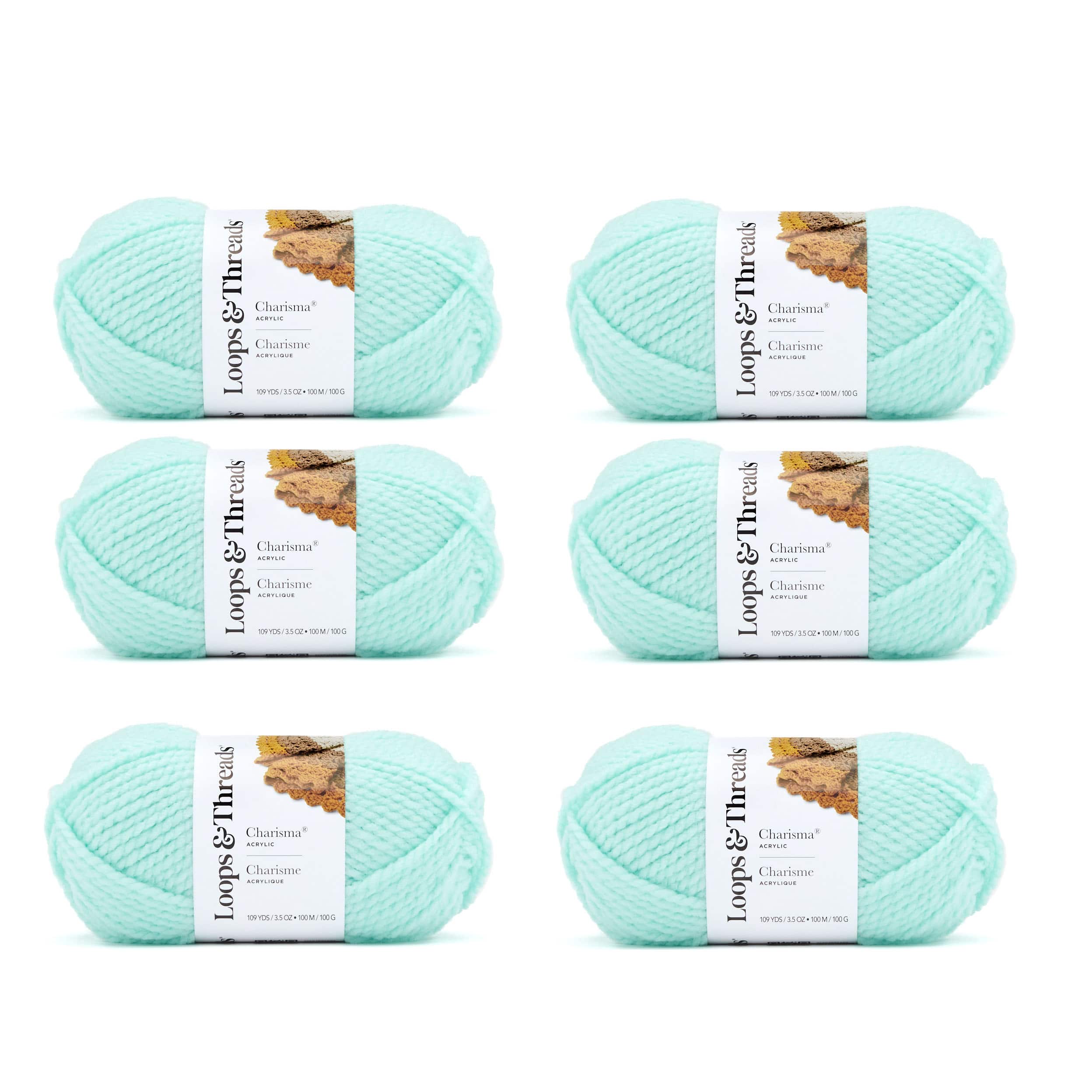 6 Pack: Charisma™ Sorbet™ Yarn by Loops & Threads®