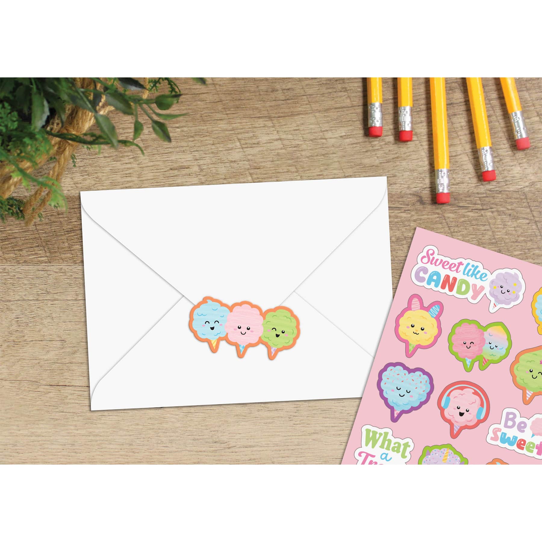 Teacher Created Resources® Cotton Candy Smelly Stickers, 6 Packs of 108