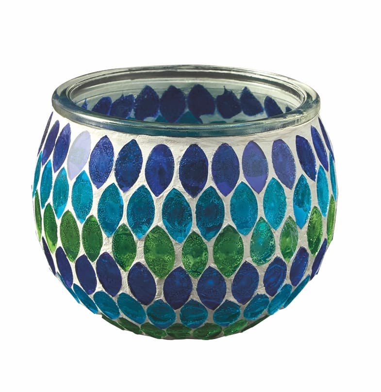 4" Blue & Green Vase Mosaic Kit by Make Market®