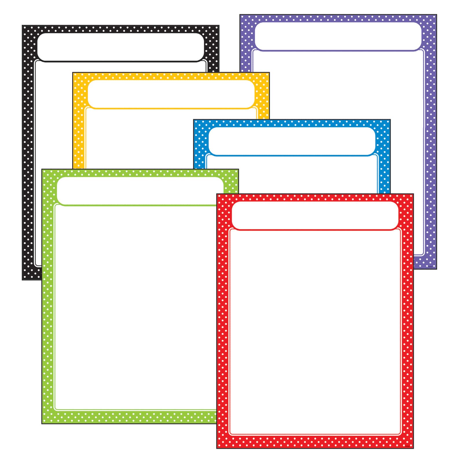 Trend Enterprises® Polka Dots Learning Chart, 6ct. 