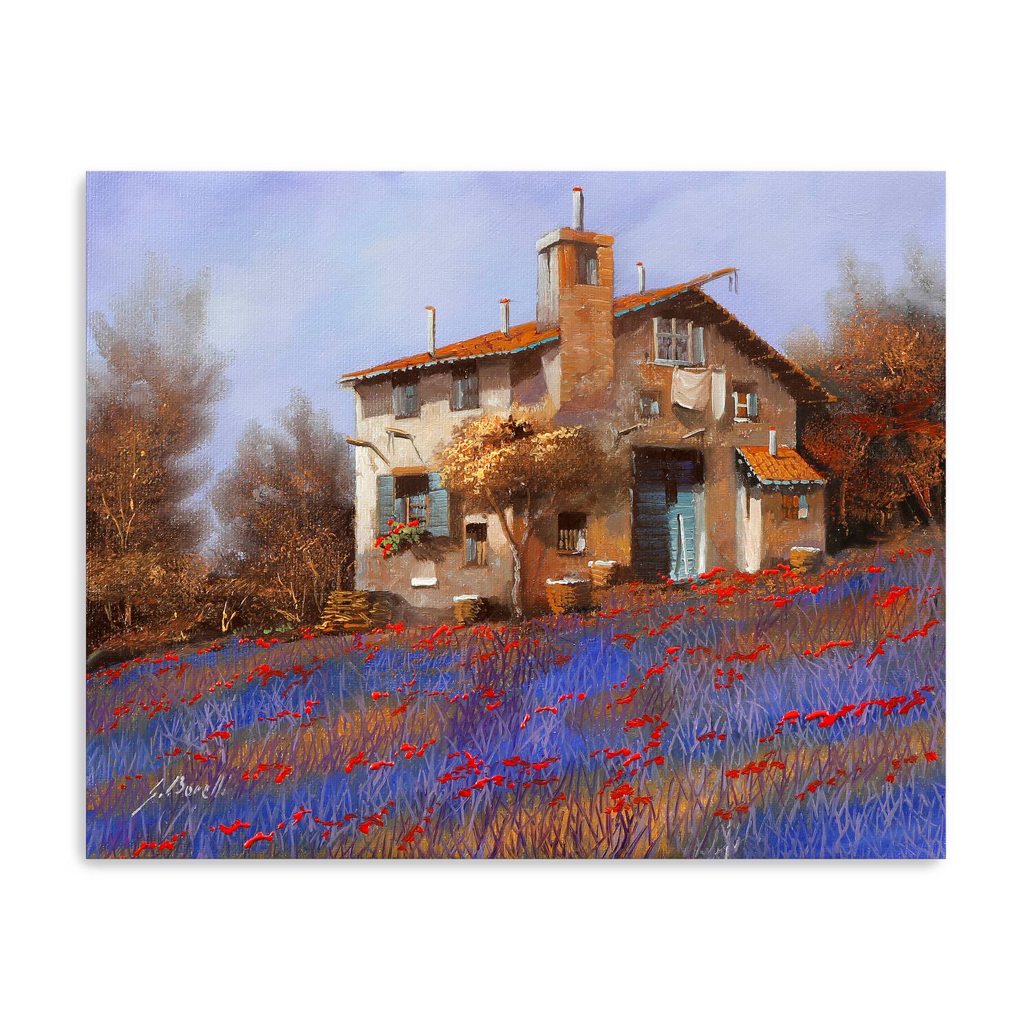 Lumaprints Egypt Blue Canvas Giclée Art