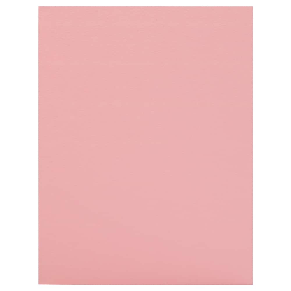 JAM Paper A2 Baby Pink Pastel Blank Foldover Cards, 100ct.