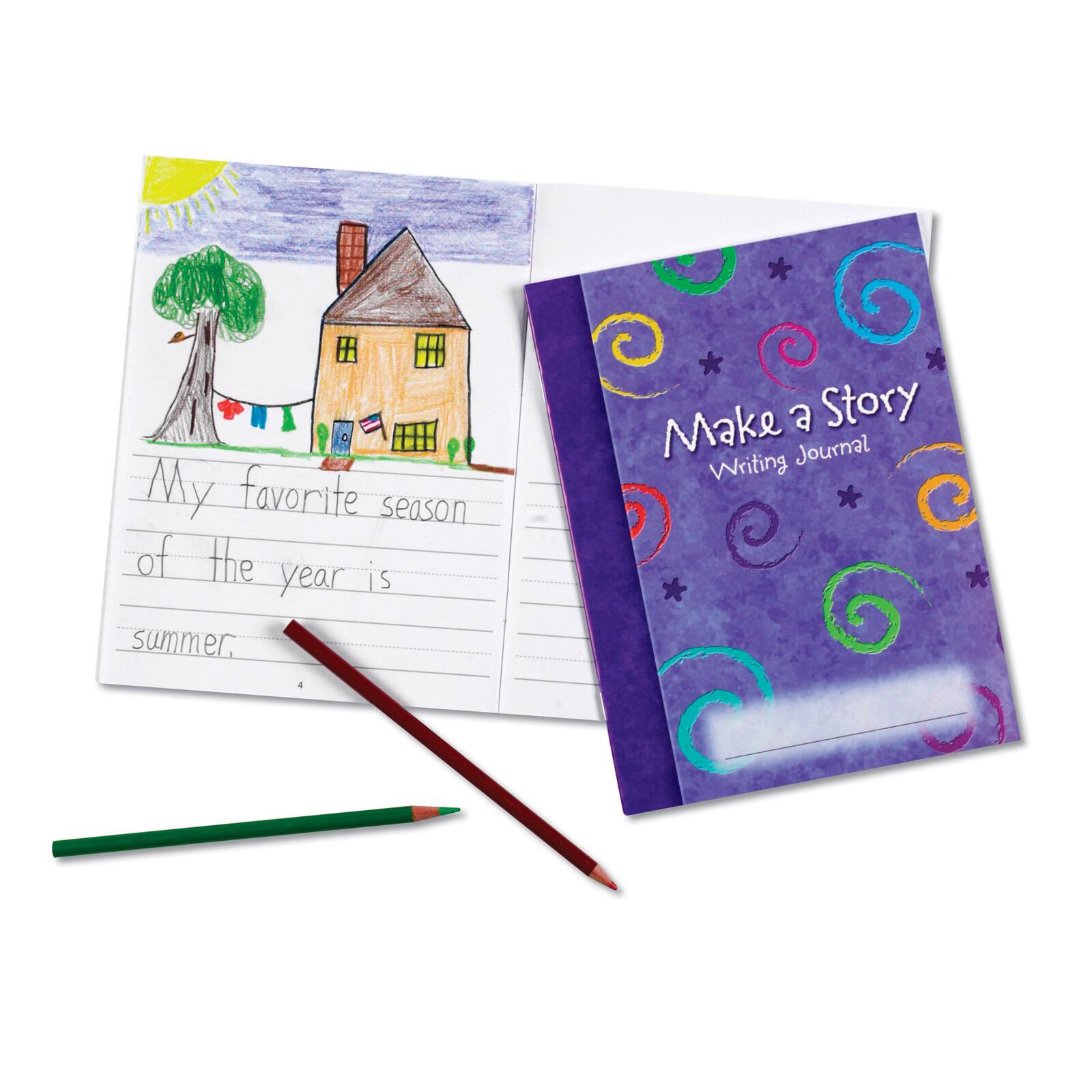 Learning Resources® Make a Story Writing Journal, Set Of 10