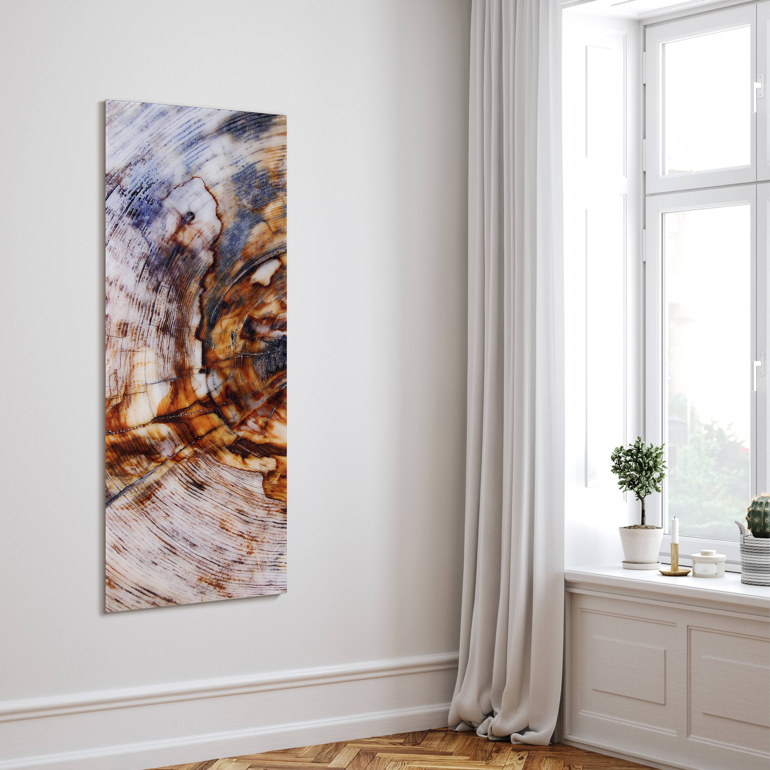 Empire Art Direct 63" x 24" Impact A Free Floating Tempered Glass Wall Art