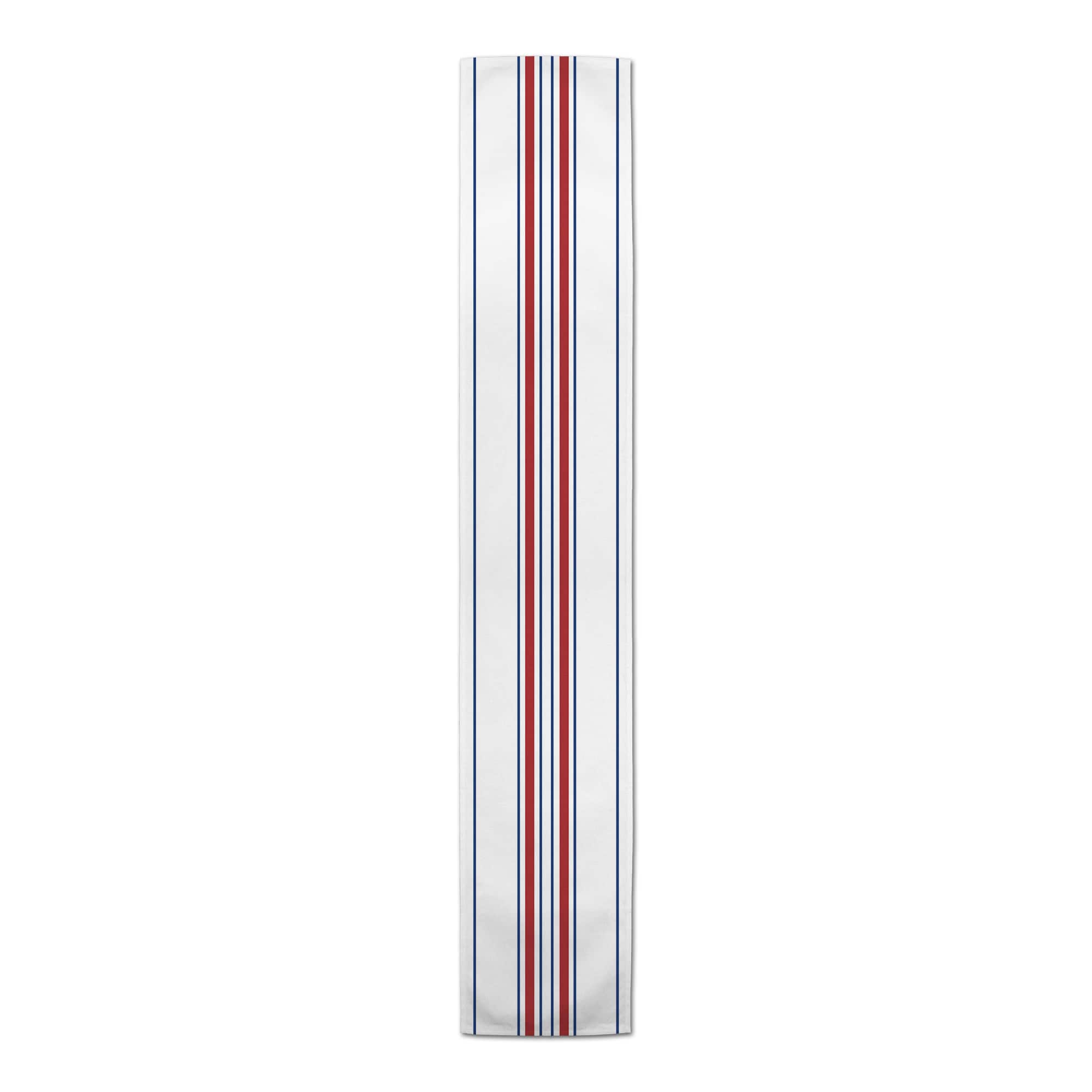 Red, White & Blue Stripes Indoor/Outdoor Table Runner