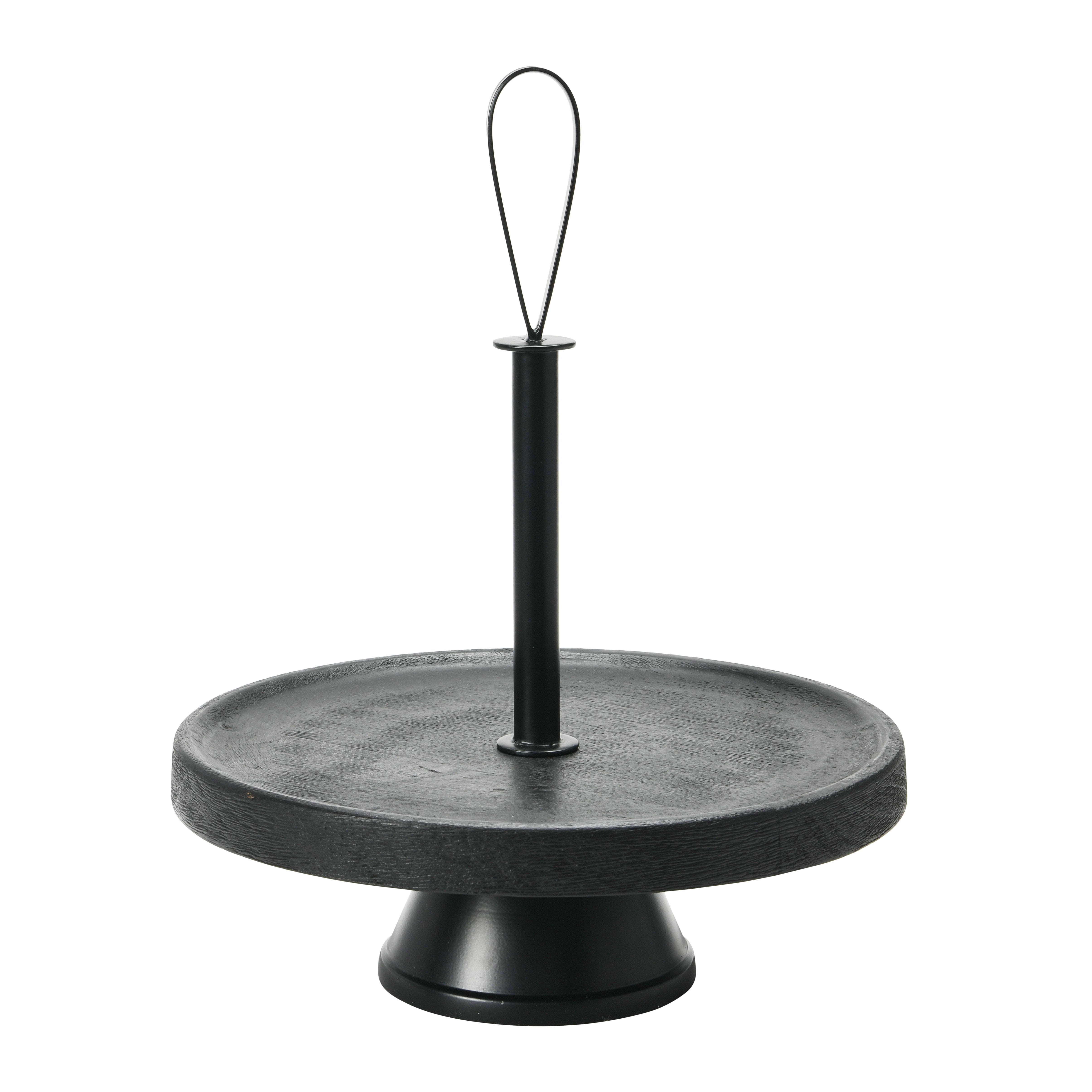 Hello Honey® 15" Black Elegant Modern Tray