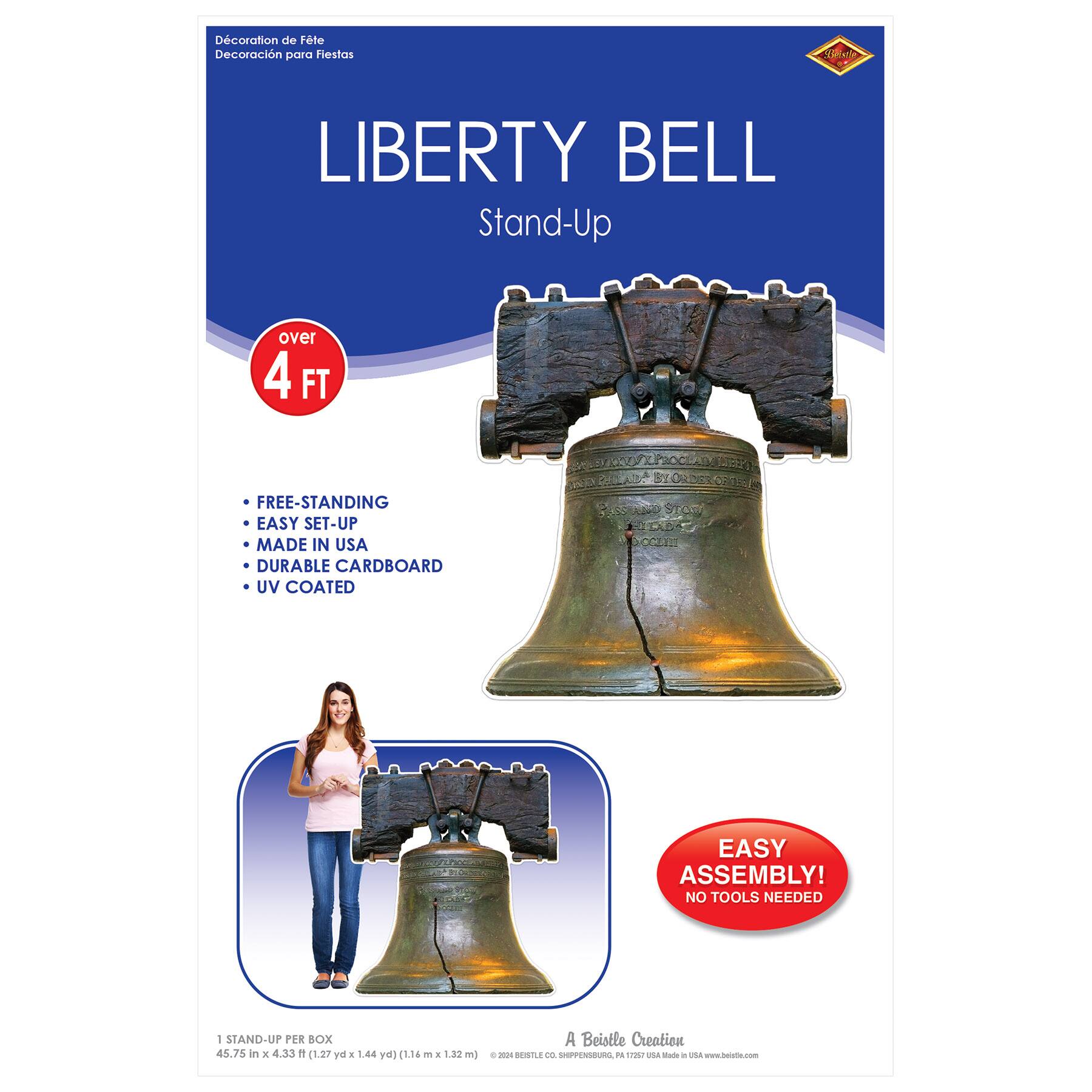 Beistle 4.3ft. Liberty Bell Stand-Up