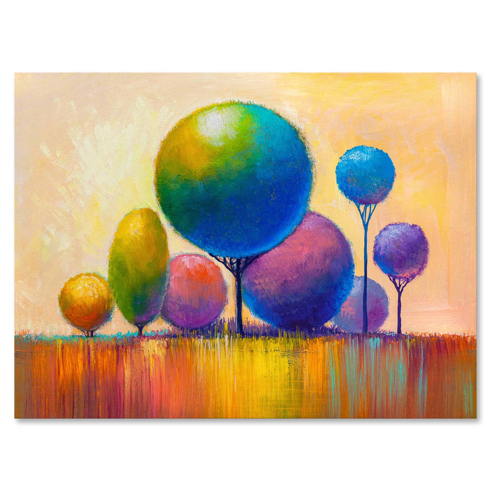 Designart - Colourful Ornamental Trees VIII