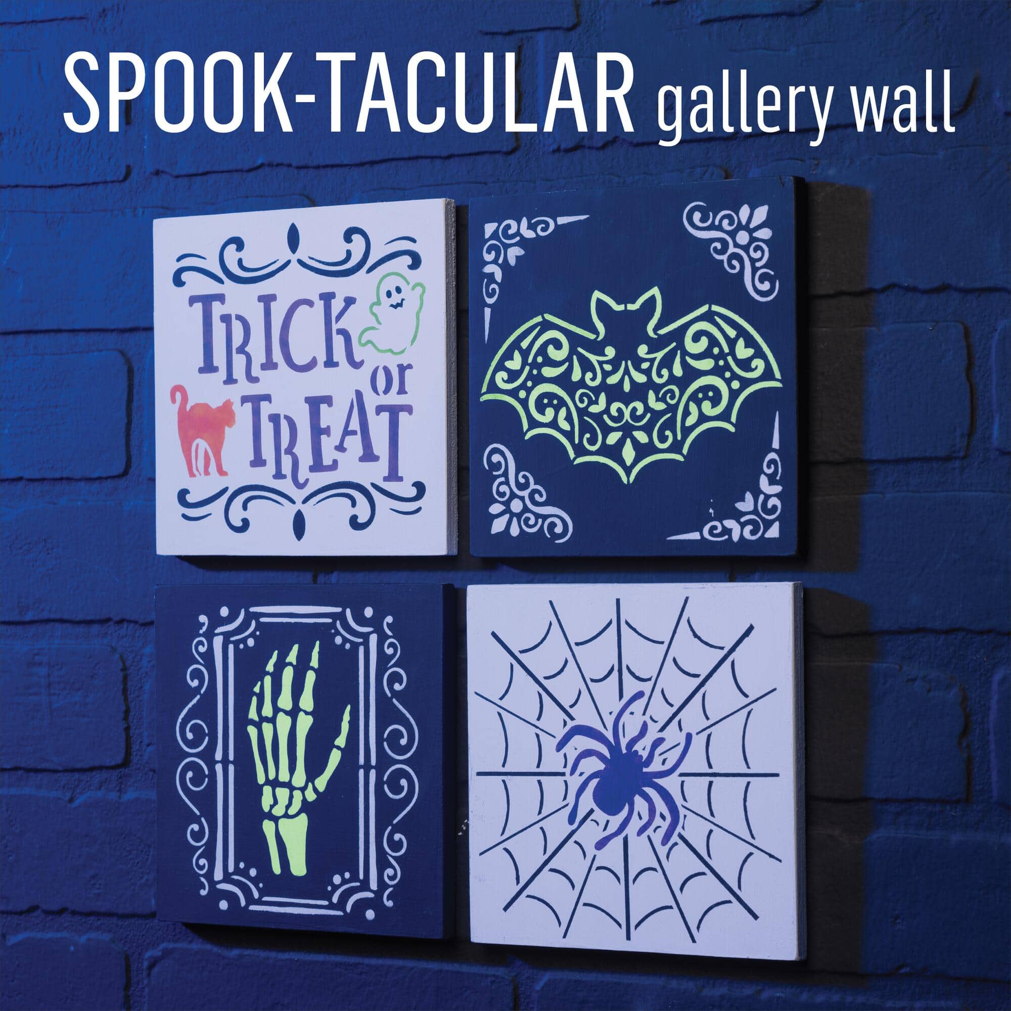 FolkArt® Halloween Paint & Stencil Kit