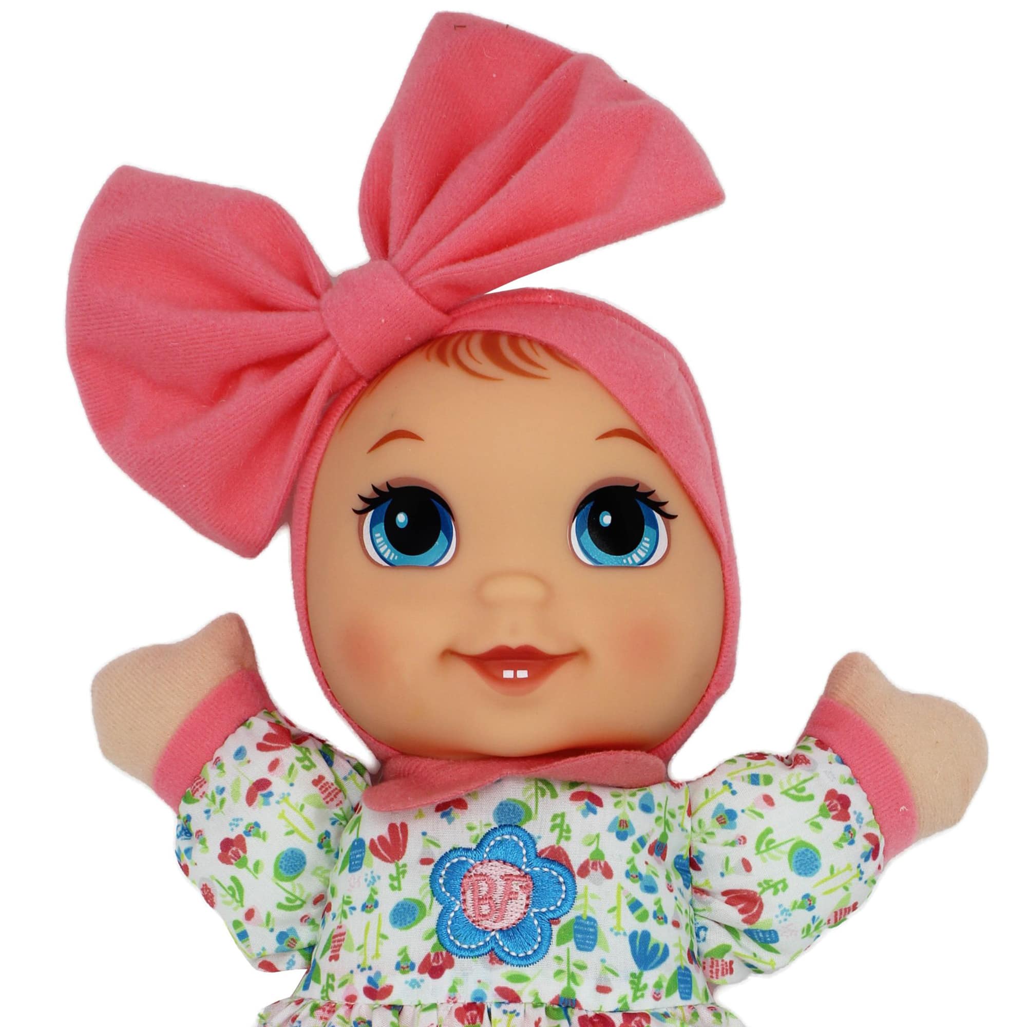 Goldberger Baby's First® Giggles™ 14" Baby Doll Toy with Floral Top