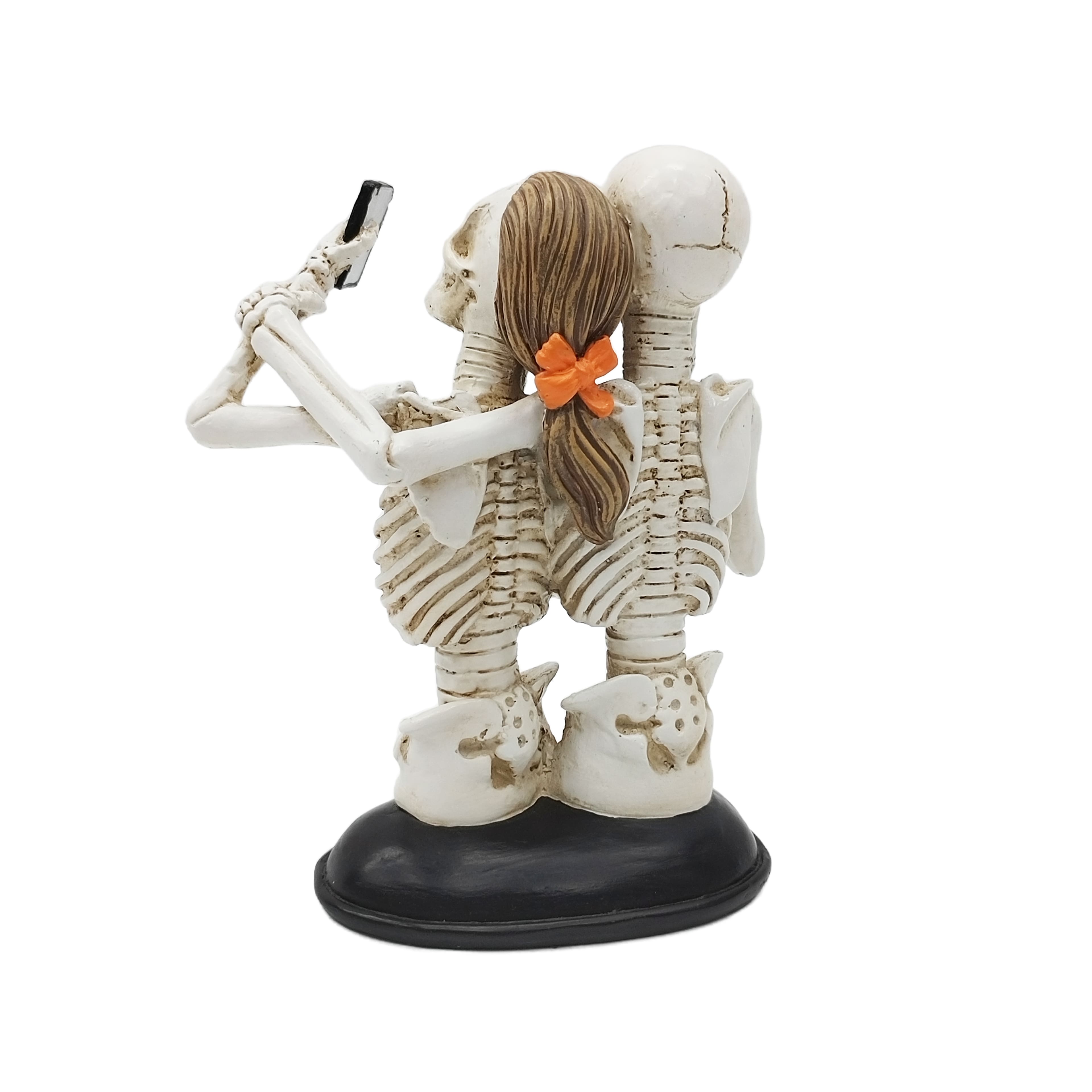 6.3" Selfie Couple Skeleton Tabletop Décor by Ashland®