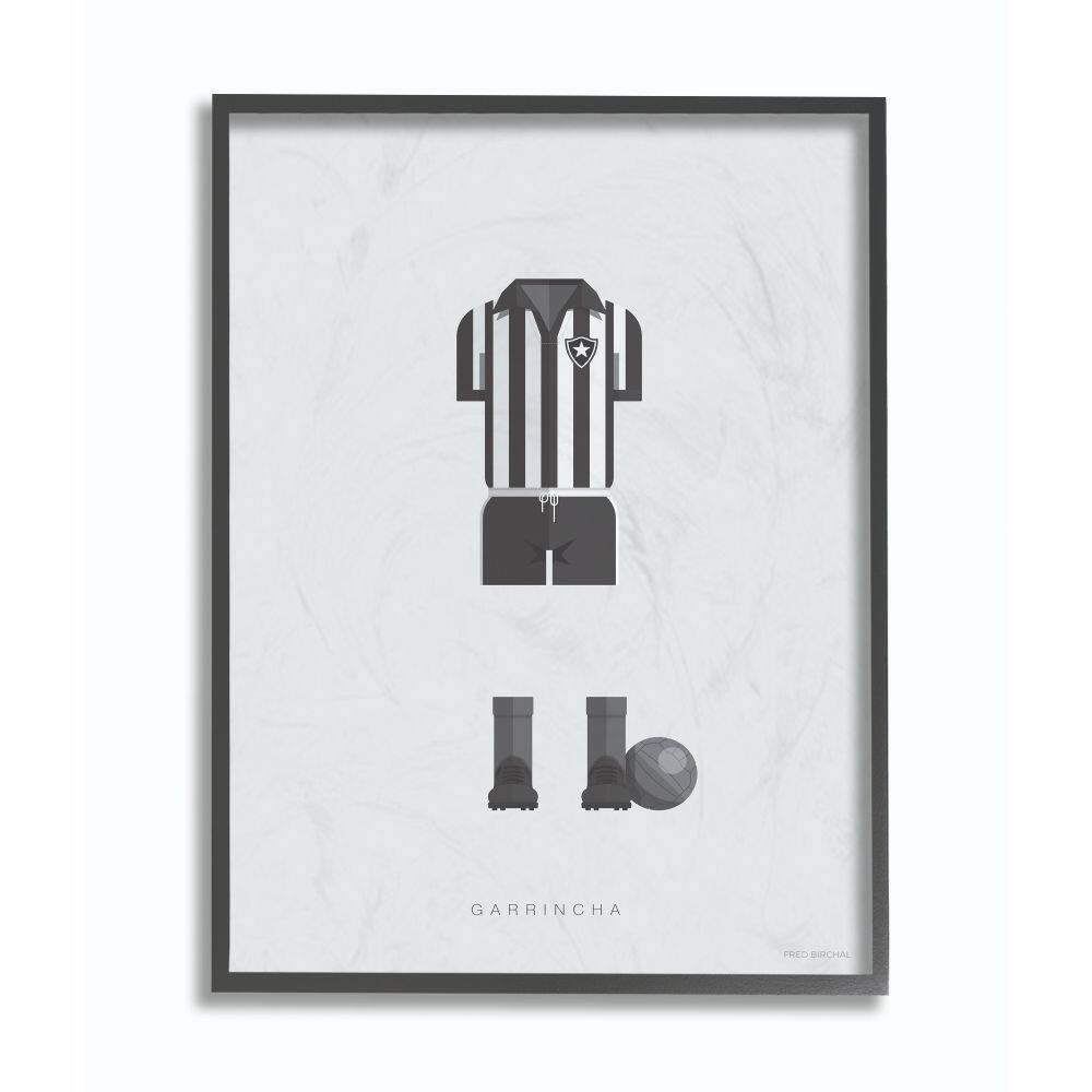 Stupell Industries Garrincha Fashion Design Black Framed Wall Art