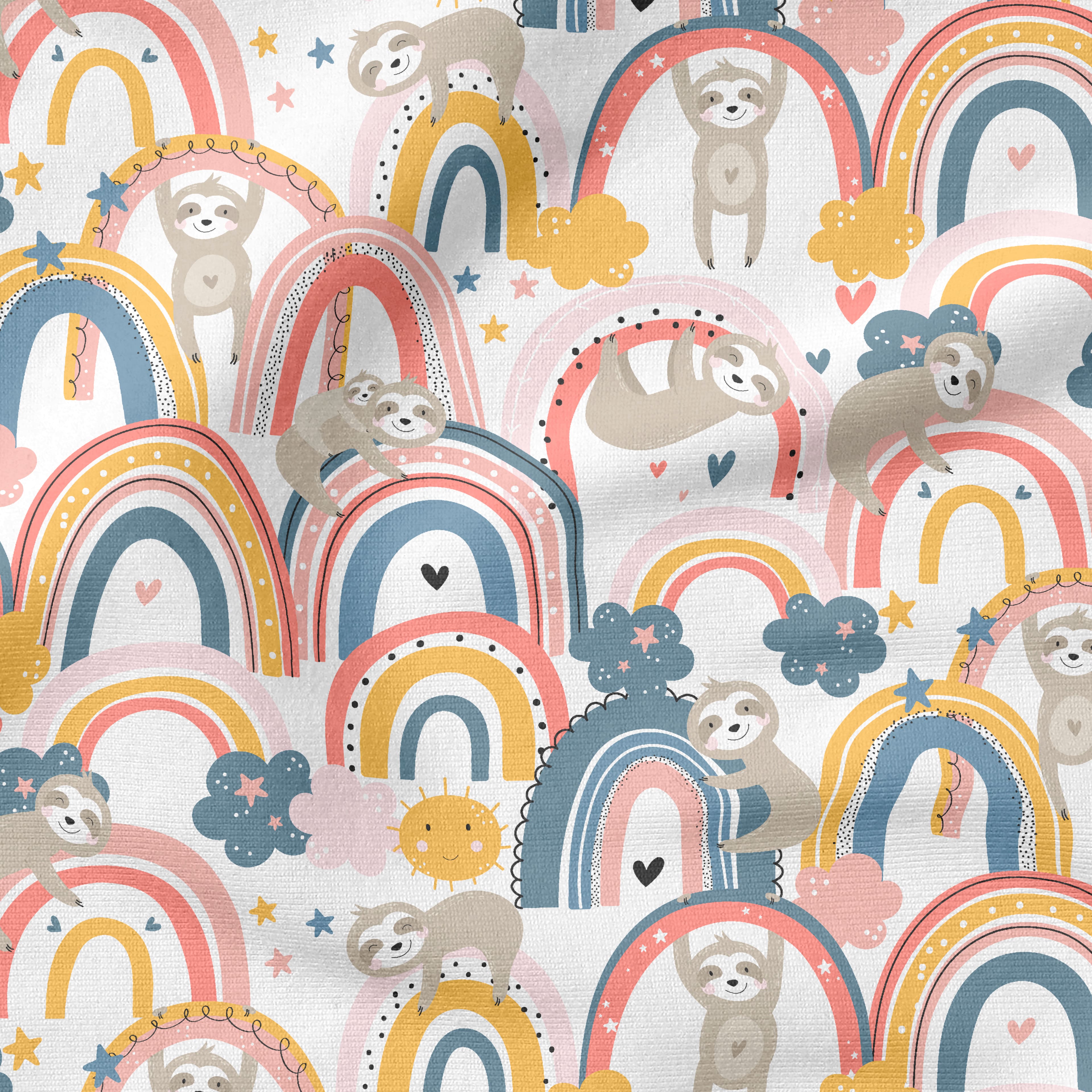Sloth Themed Fabric Bundles by Loops & Threads™