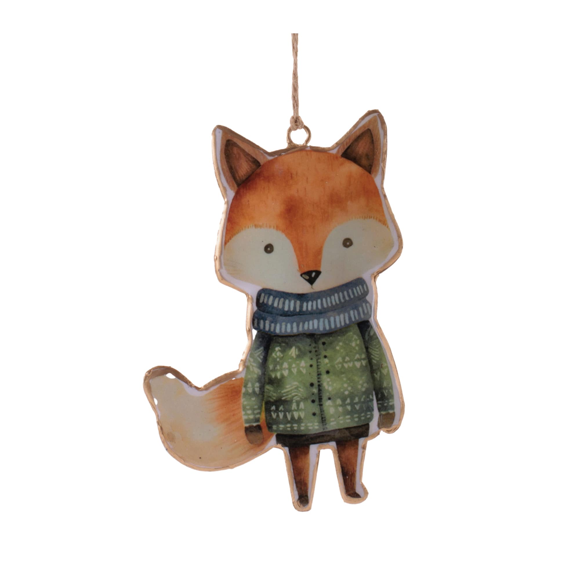 Melrose 6" Winter Animal Iron Ornaments Set