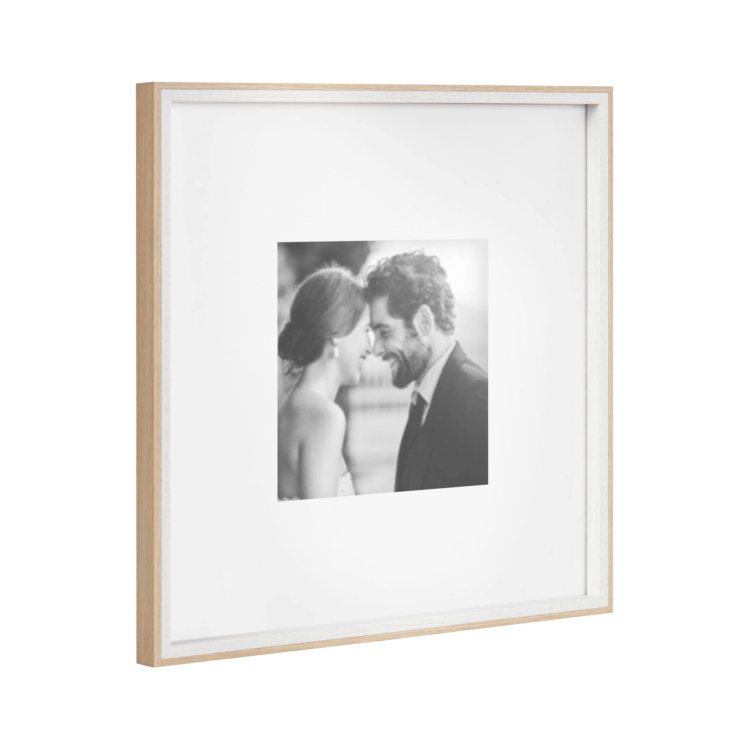 Kate and Laurel Gibson 16" x 16" Photo Frames 8" x 8" with Mat