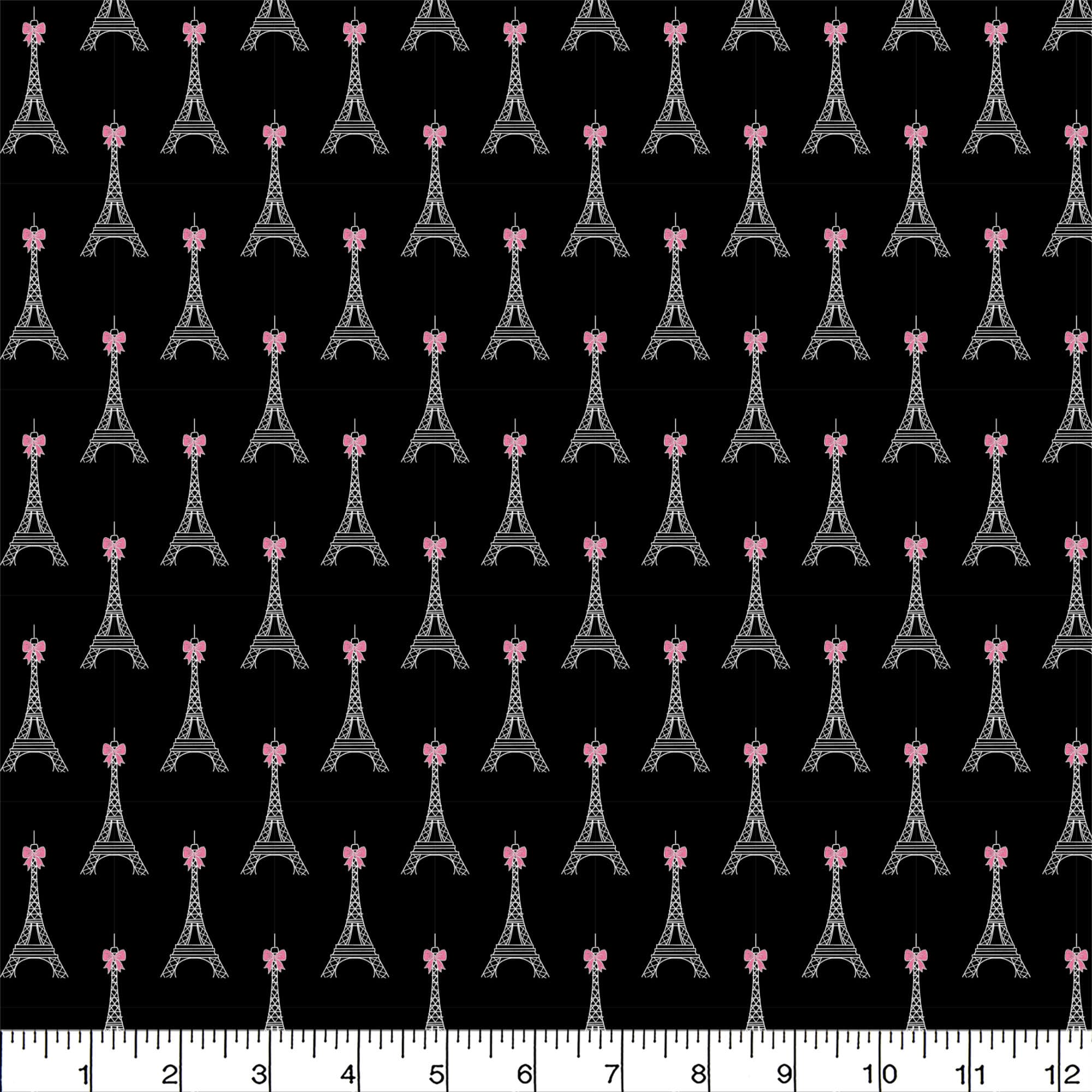 Camelot Fabrics Eiffel Tower Cotton Fabric
