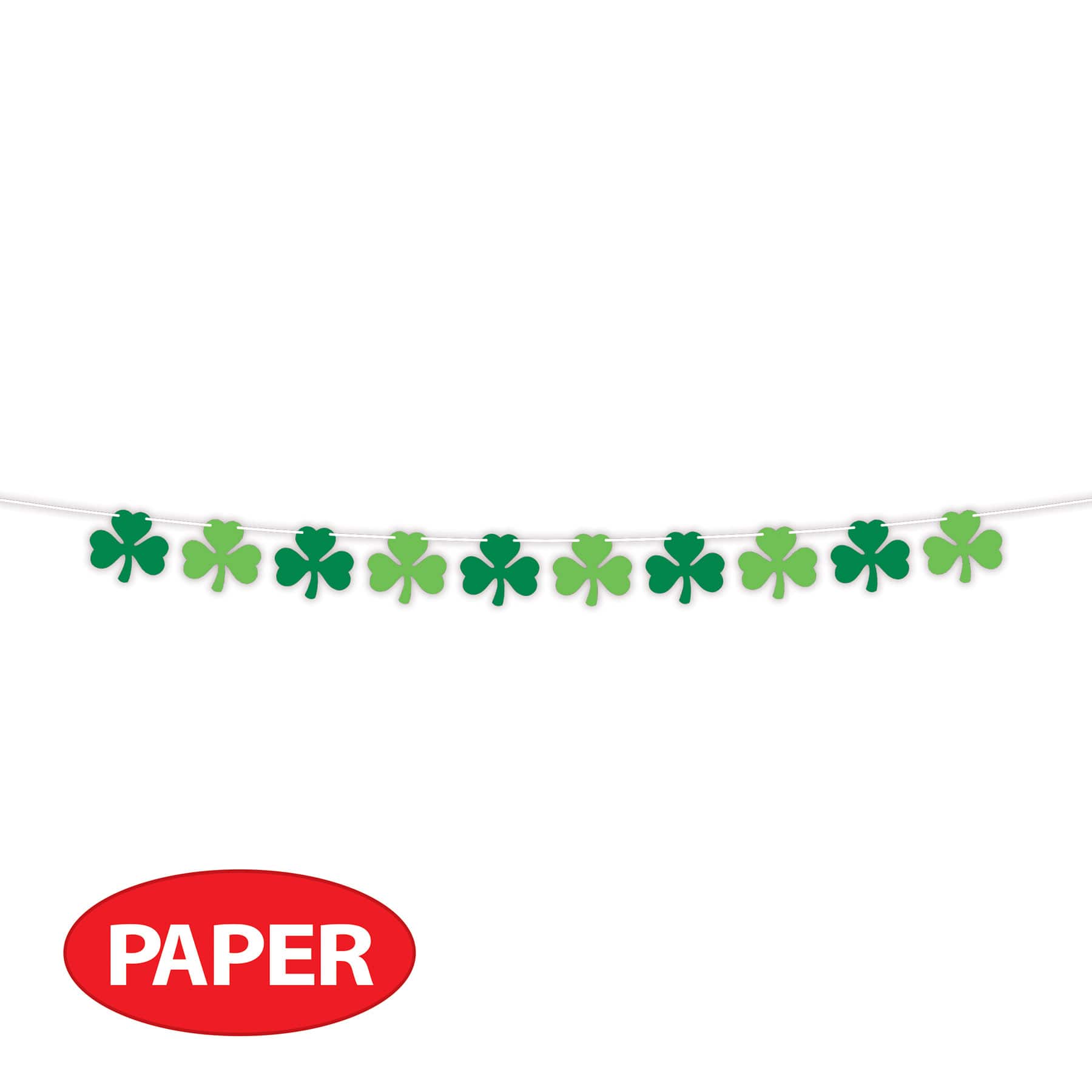 Beistle 7ft. Shamrock Streamer