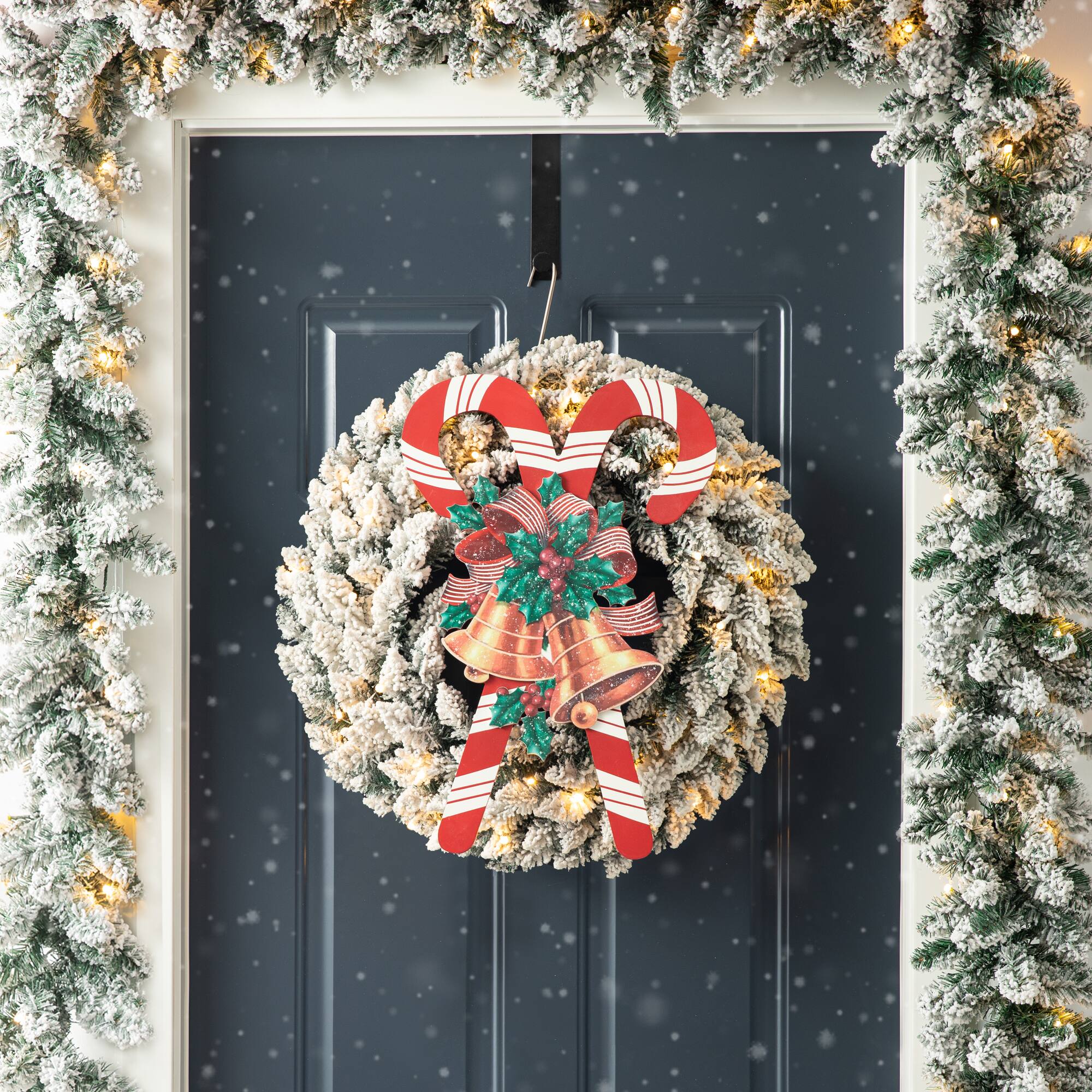 Glitzhome® Christmas Candy Cane Wall Décor