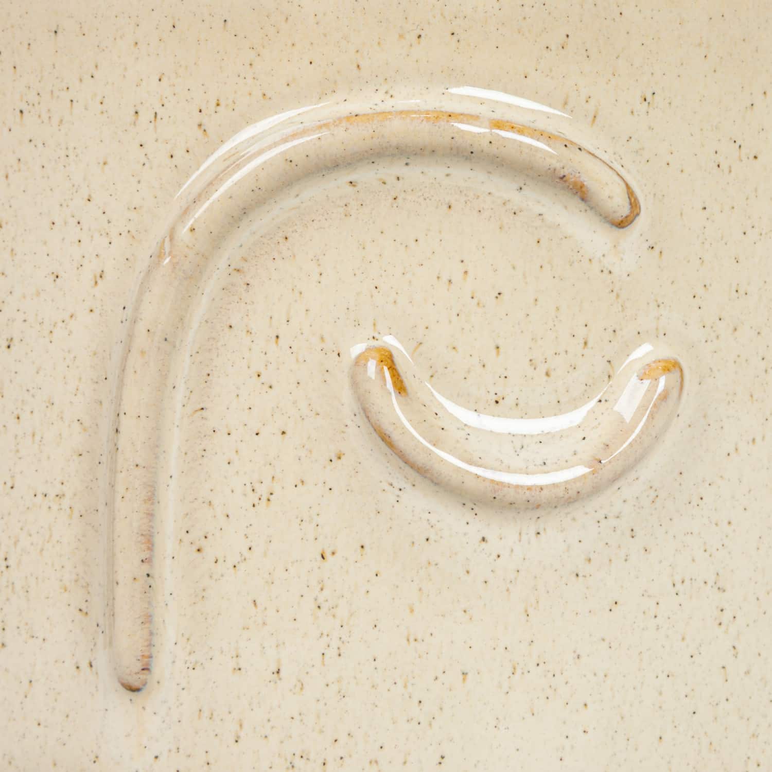 Hello Honey® 8.25" Cream Stoneware Face Planter & Saucer