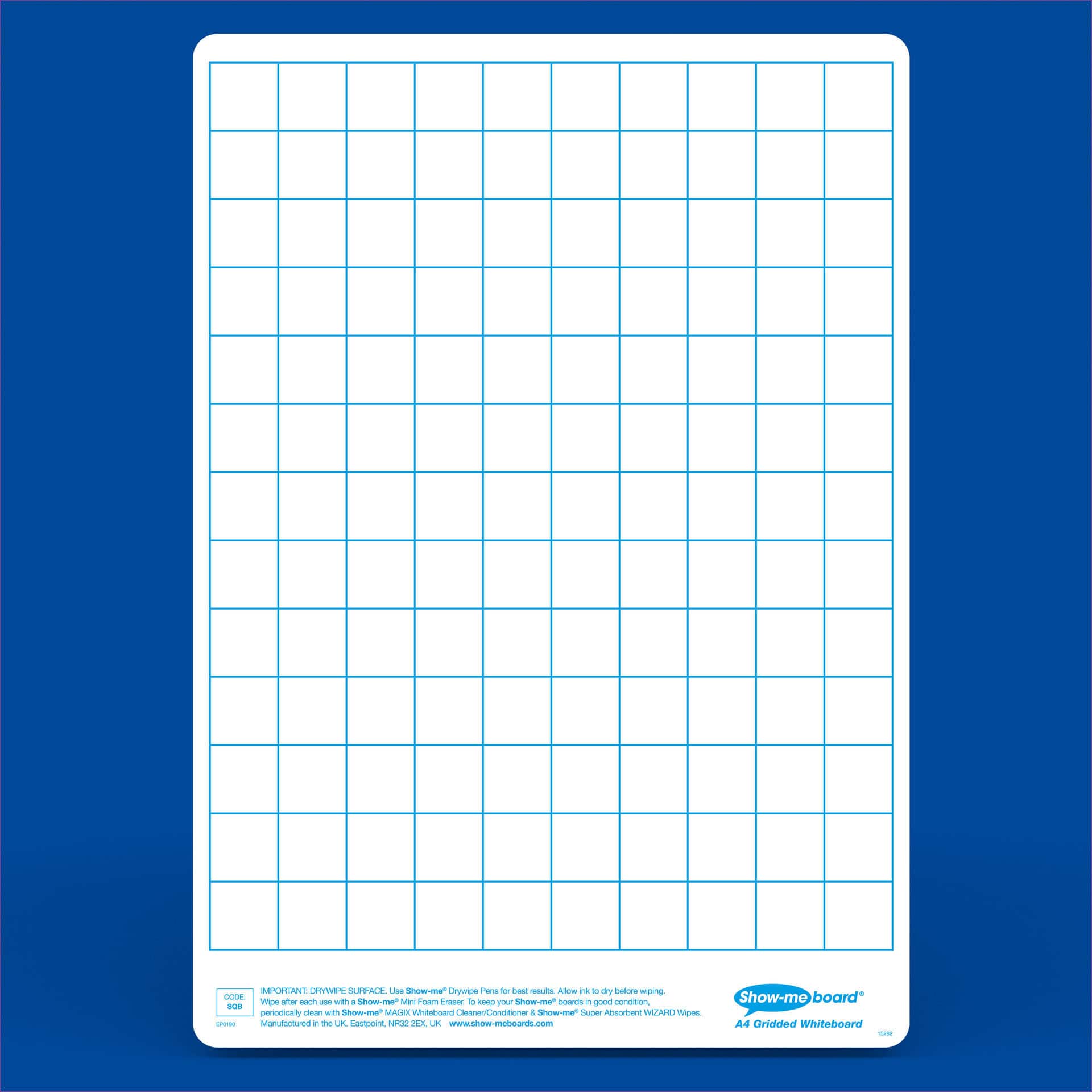 Show-me® A4 Gridded/Plain Lapboards Bulk Box Set