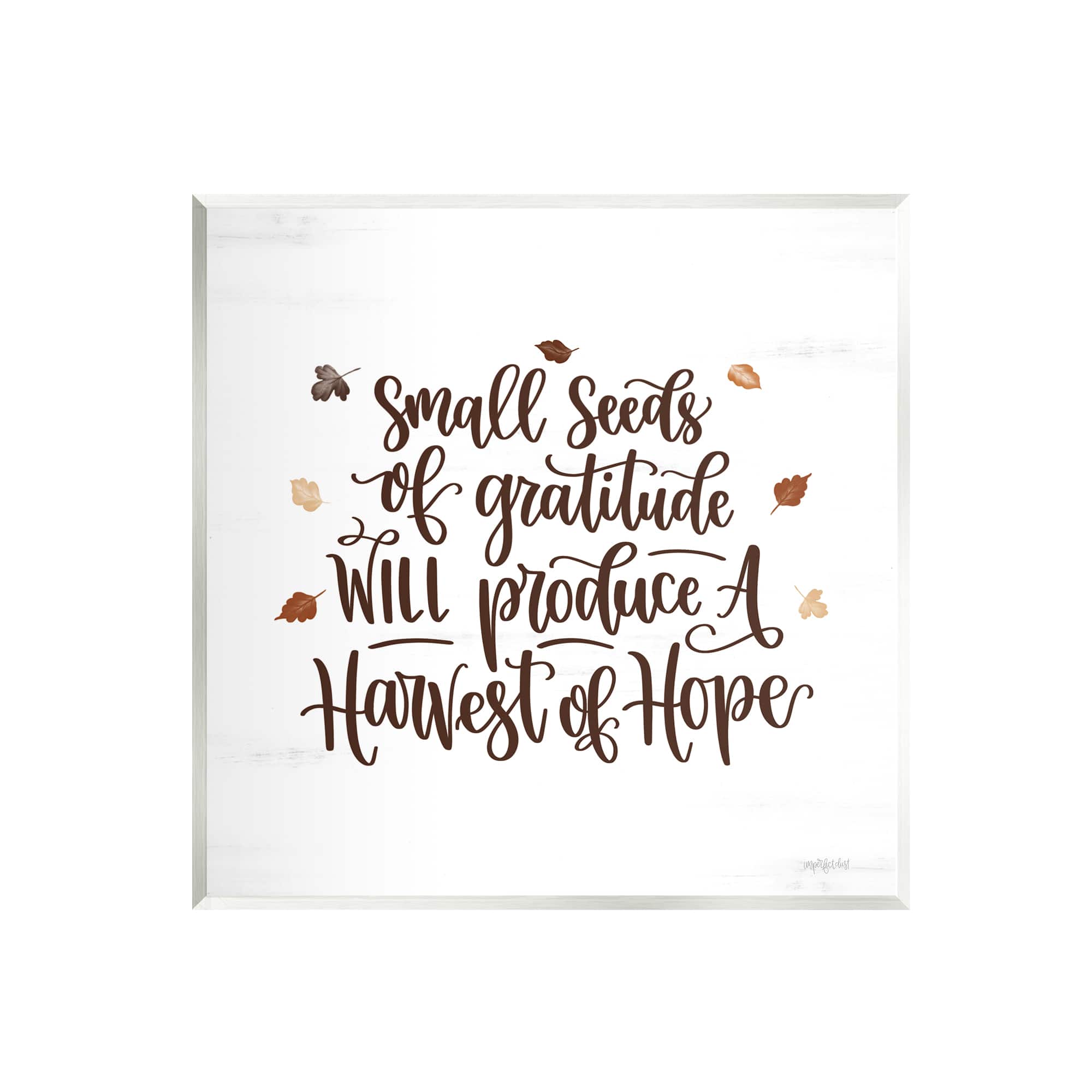 Stupell Industries Harvest of Hope Phrase Wall Plaque Art