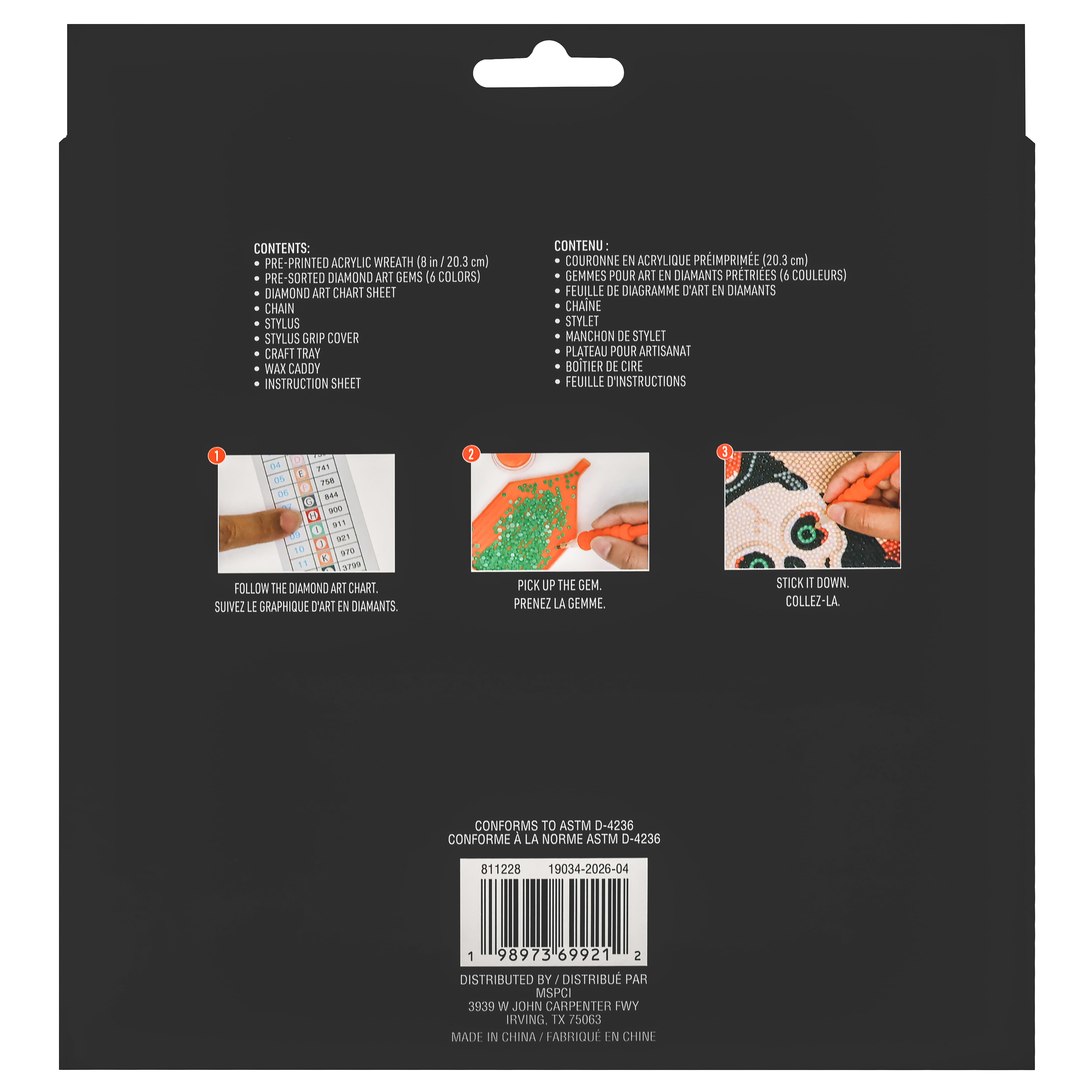8" Moon & Stars Wreath Diamond Art Kit by Make Market®