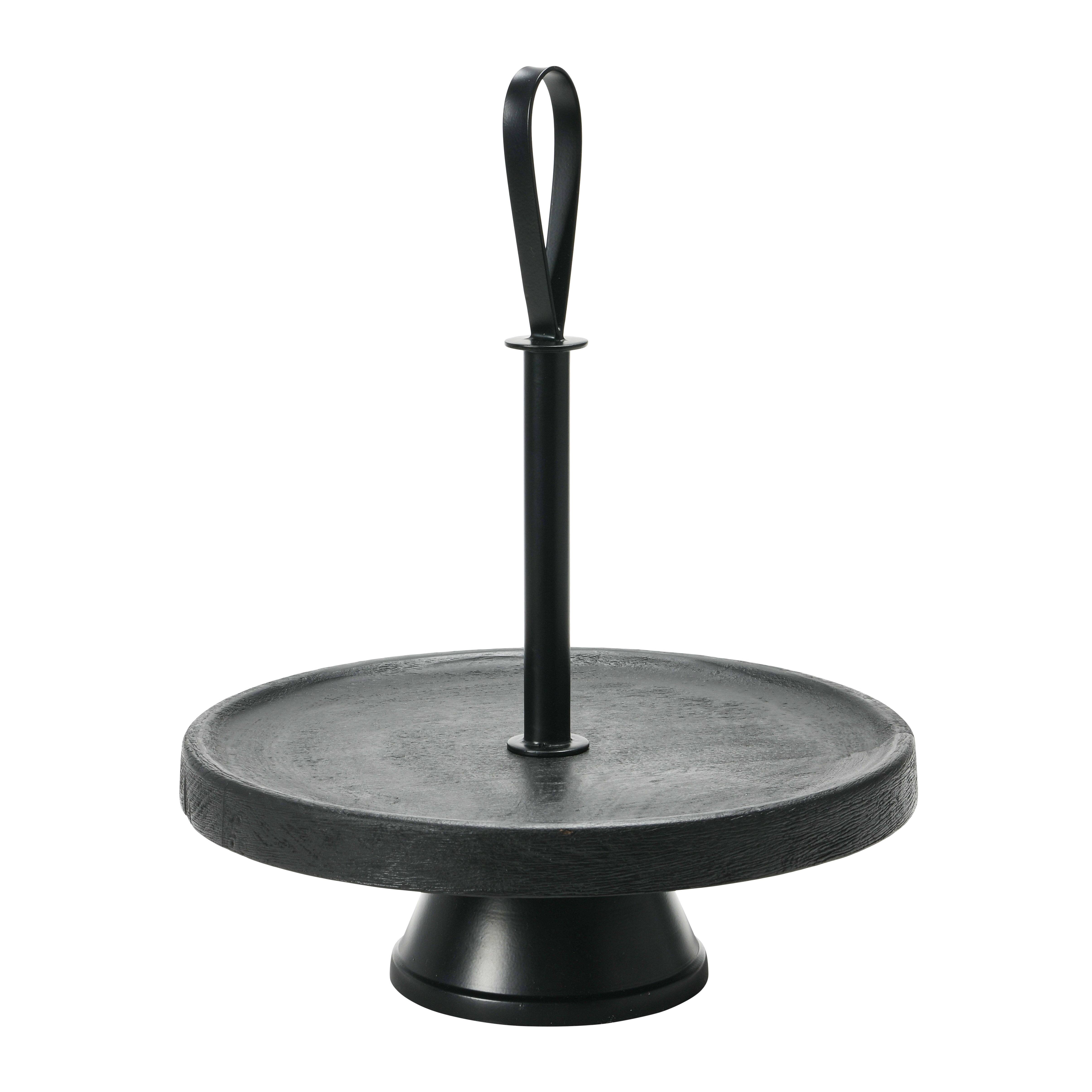 Hello Honey® 15" Black Elegant Modern Tray