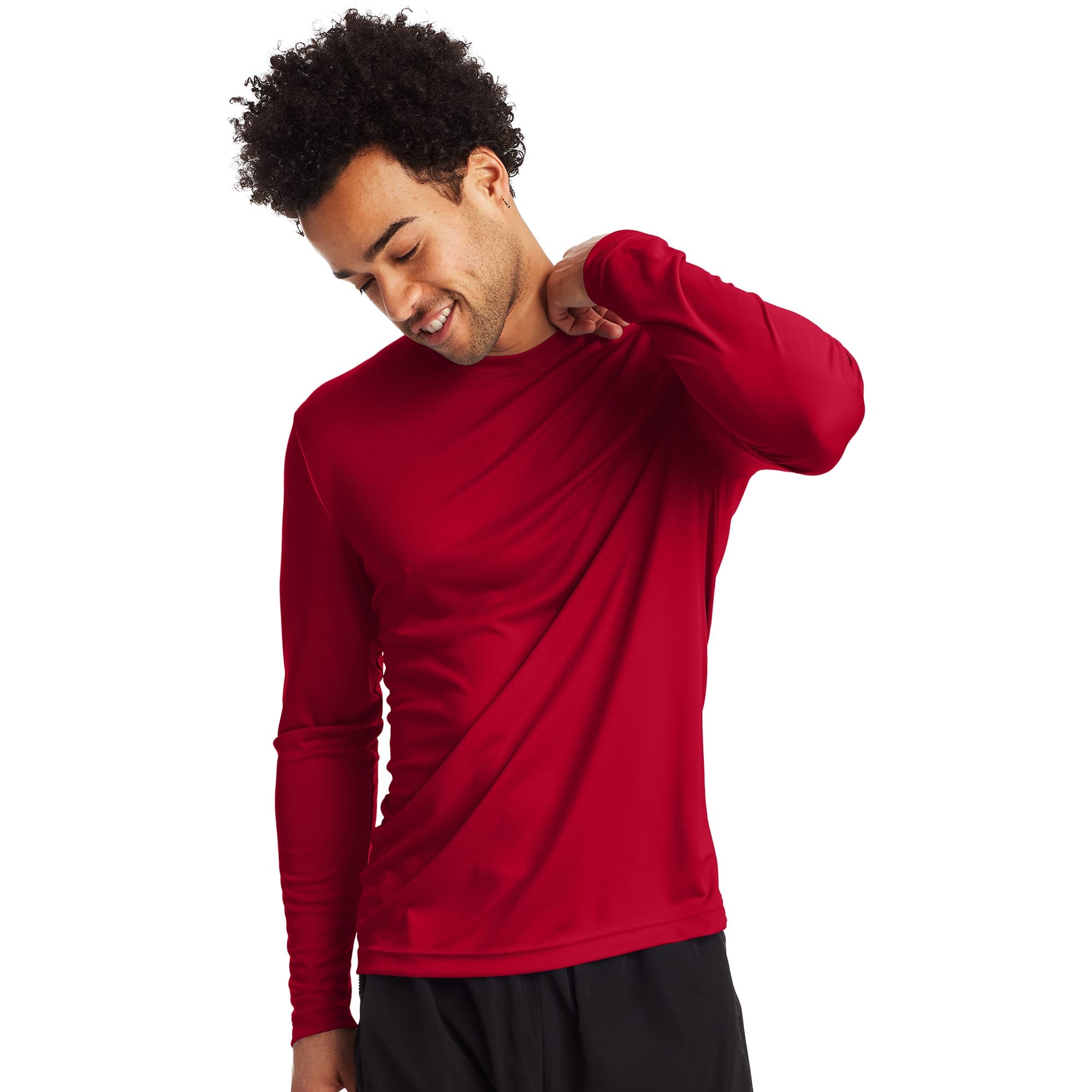 Hanes Sport Cool DRI Long Sleeve Men's Performance T-Shirt
