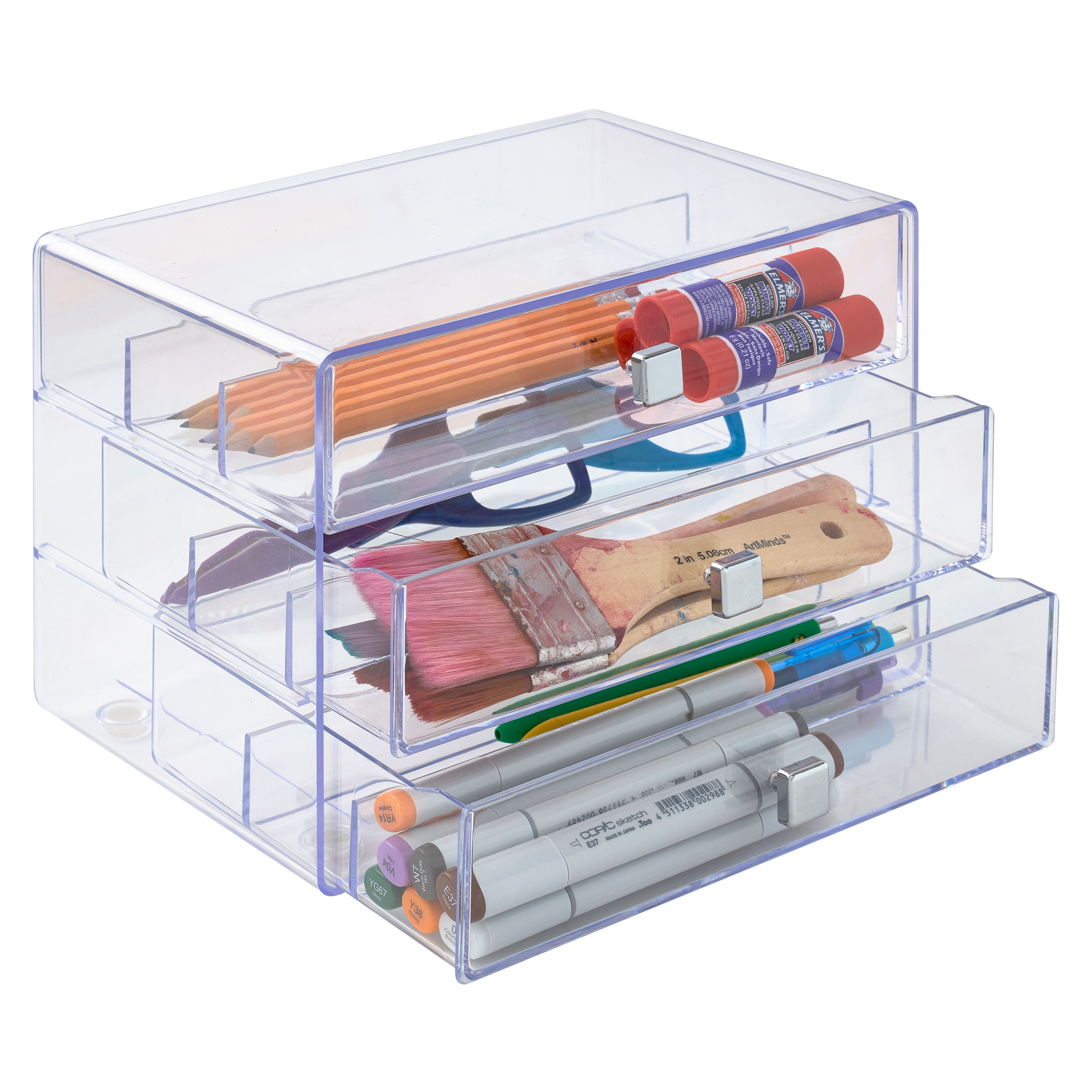 6 Pack: Three-Drawer Washi Organizer by Simply Tidy™