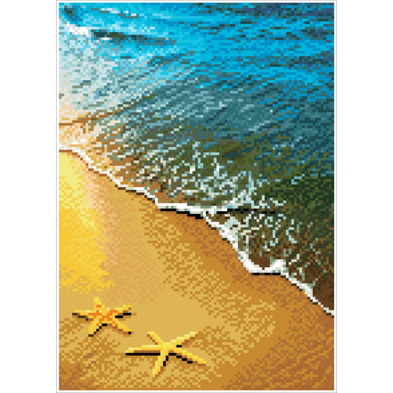 Diamond Dotz® Intermediate Summer Dreams with Frame Diamond Painting Kit