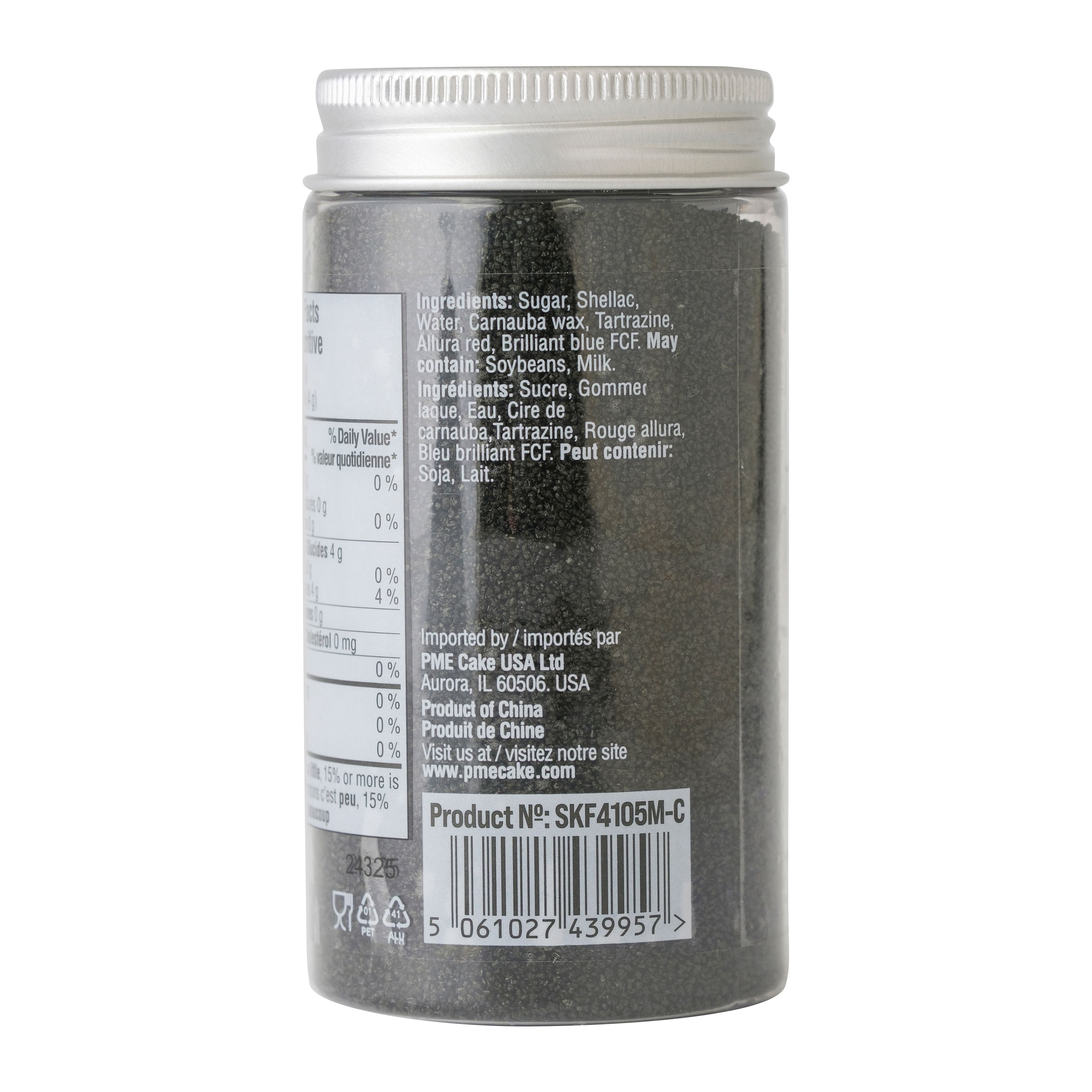 Sucre cristallisé Sweet Street de PME Cake, 118 g