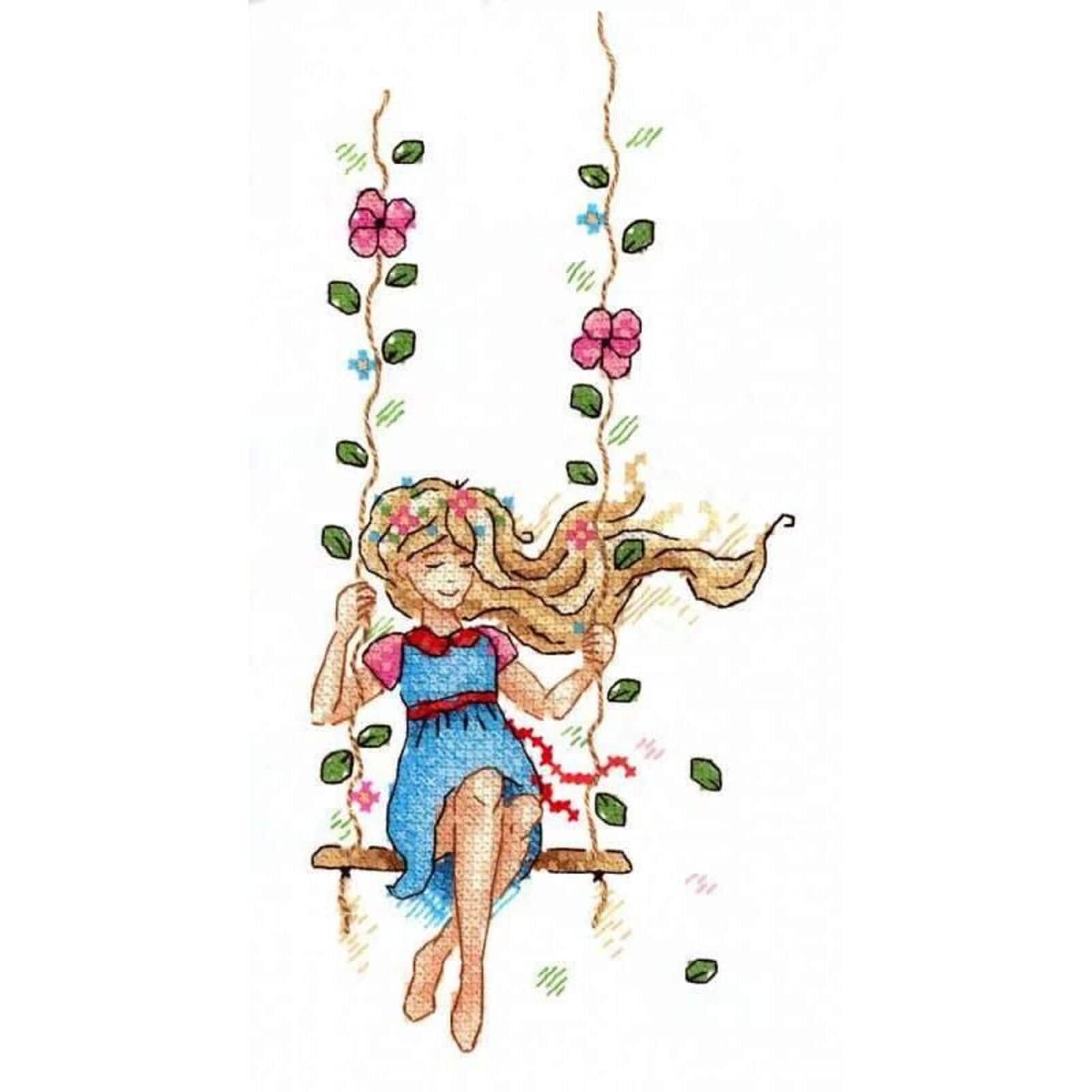 MP Studia Dreamer Cross Stitch On Clothes Kit