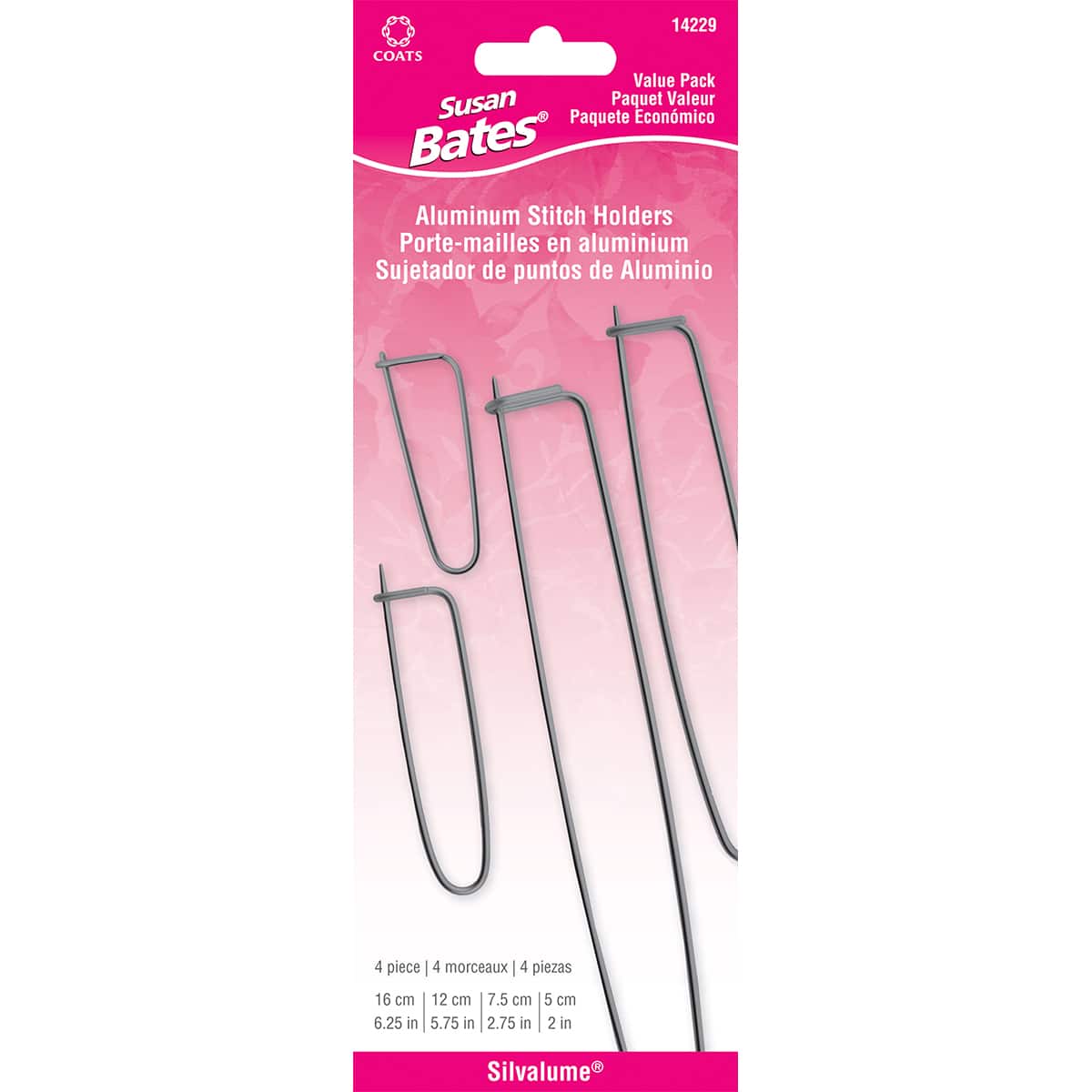 Susan Bates® Aluminum Stitch Holders, 4ct.