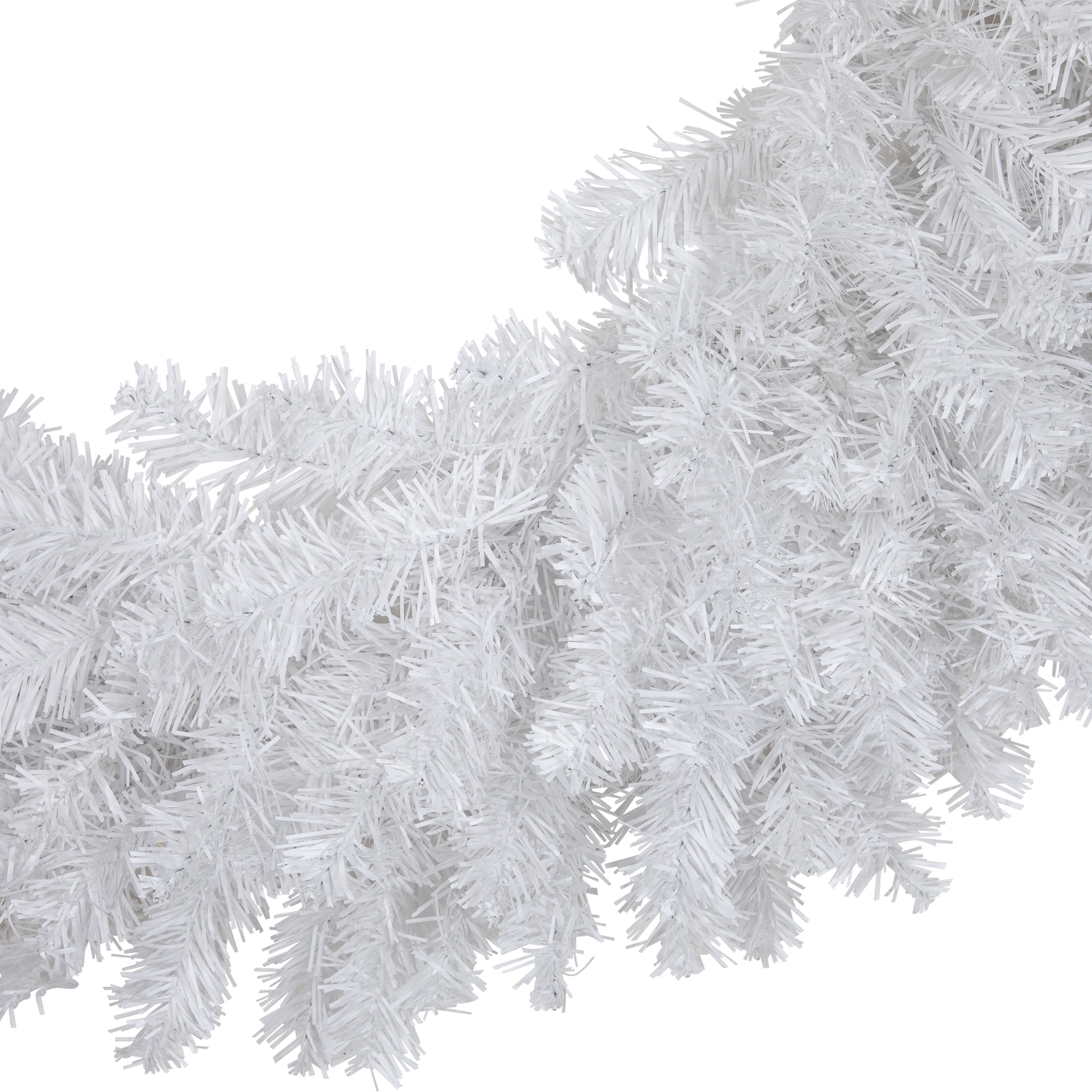 30" White Canadian Pine Artificial Christmas Wreath