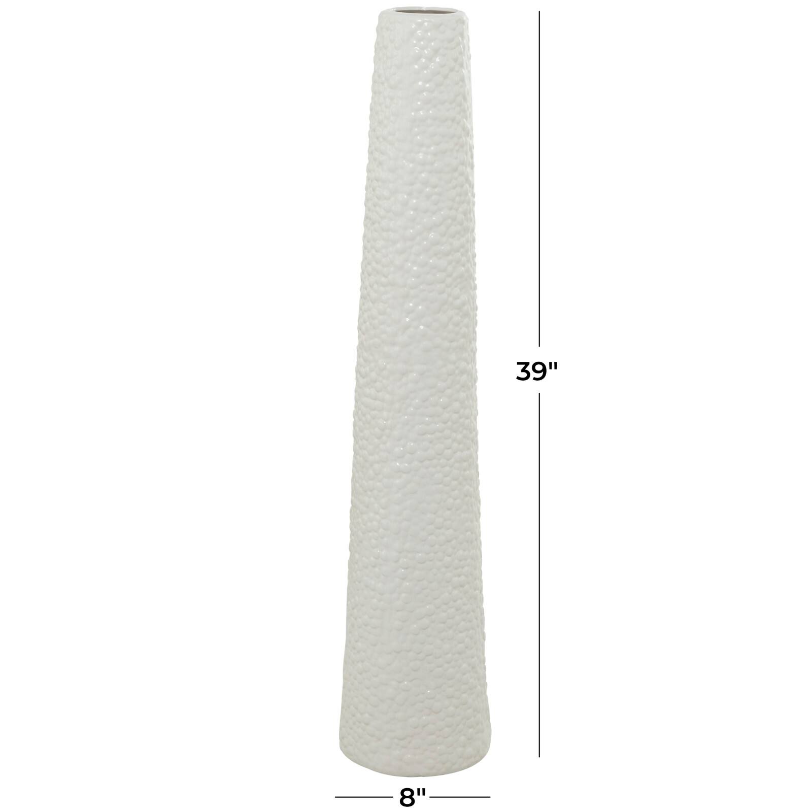 Modern Ceramic Vase with Bubble Texture