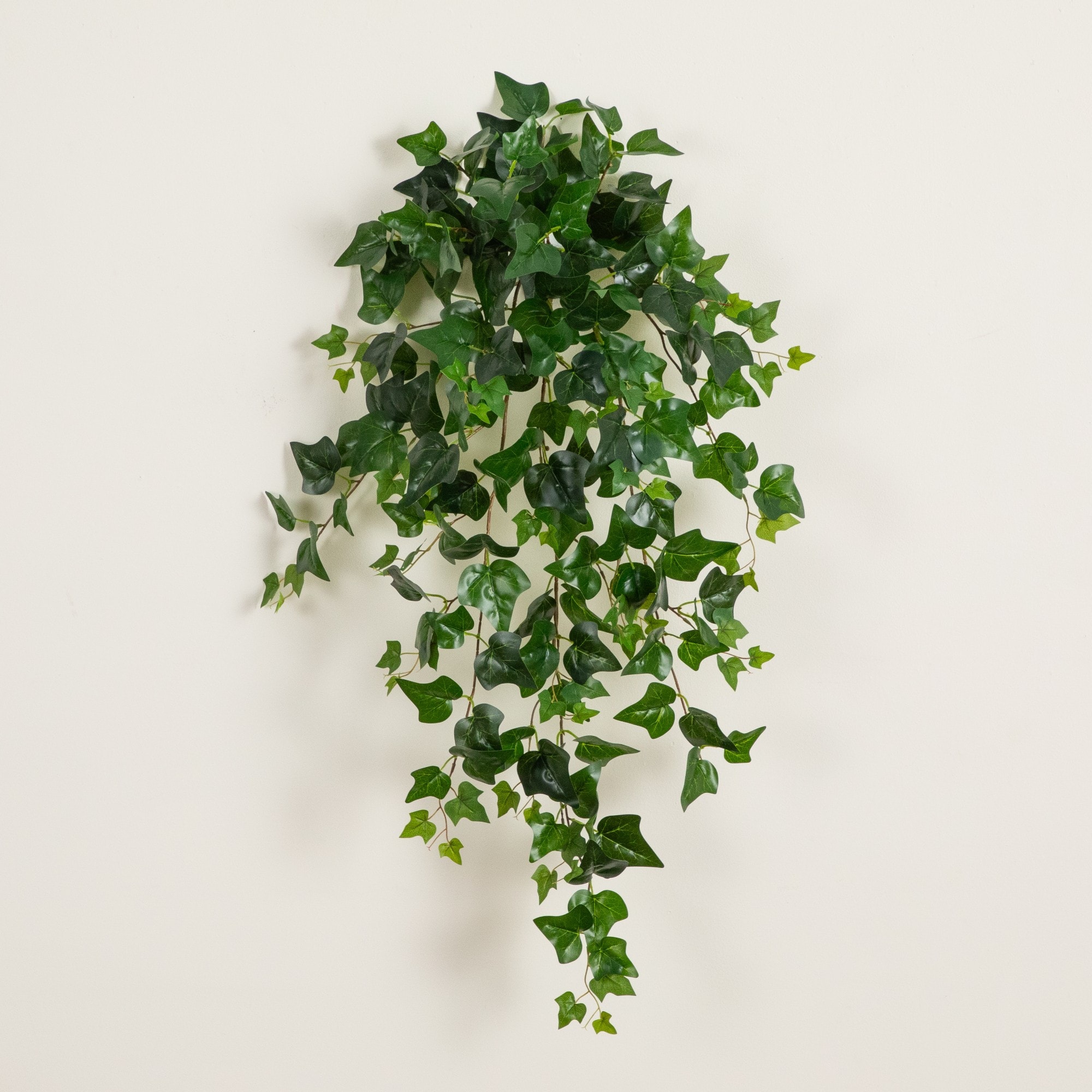41" UV Resistant Artificial Puff Ivy Hanging Plant (Indoor/Outdoor) - Set of 3